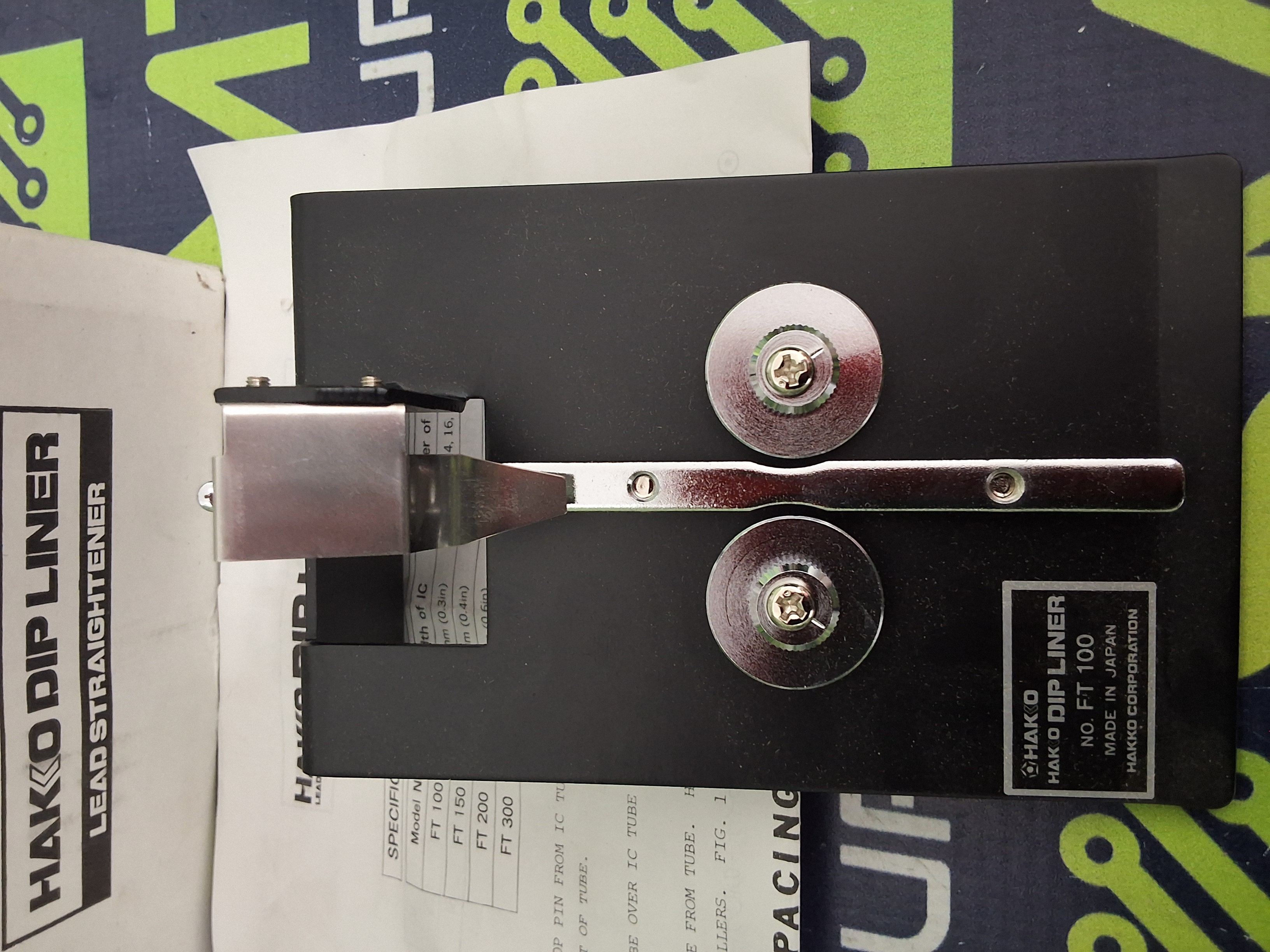 HAKKO DIP LINER FT100 LEAD STRAIGHTENER - BRAND NEW