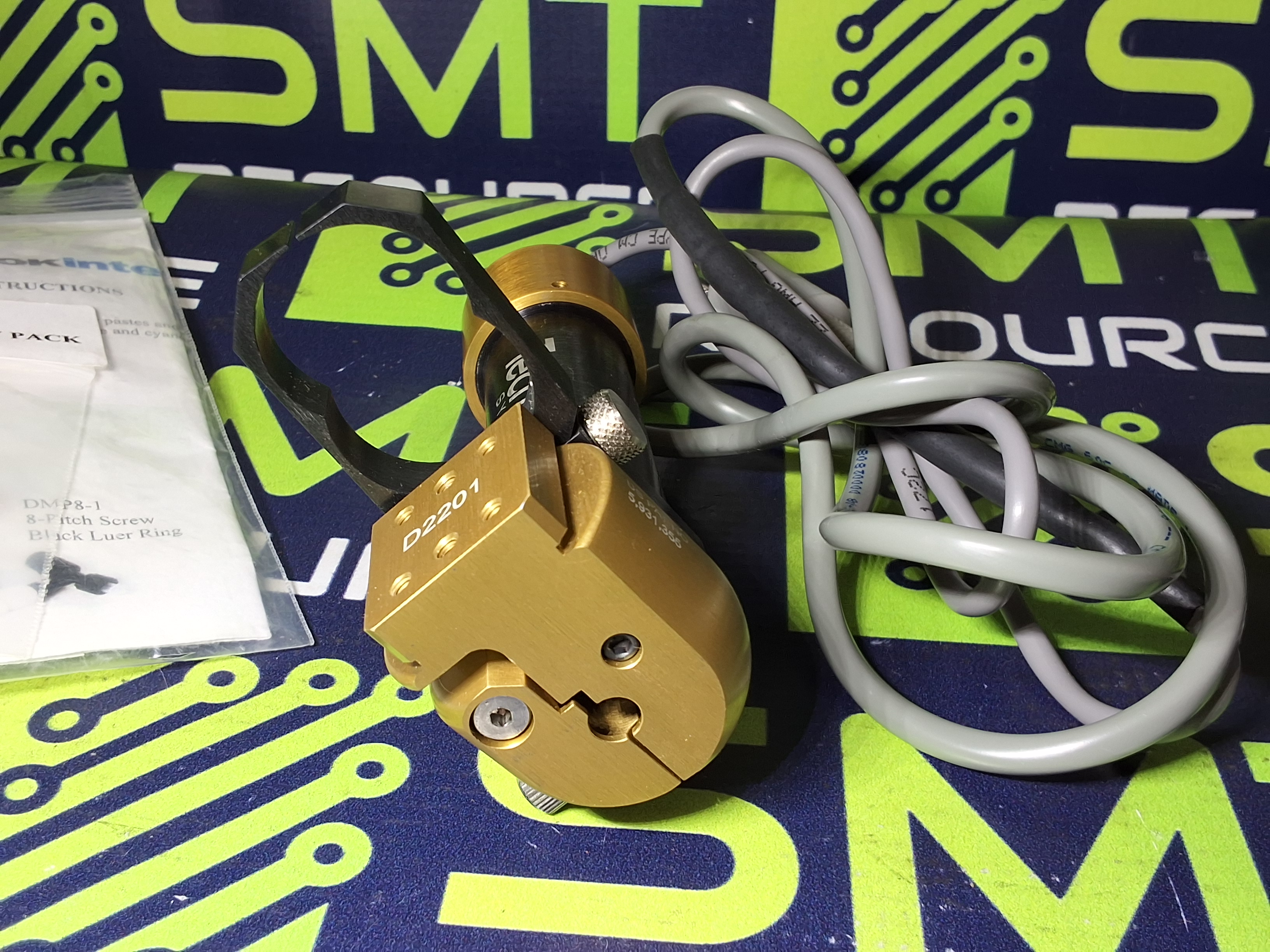 Used TECHCON SYSTEMS TS5000DMP MOTOR-DRIVEN ROTARY AUGER VALVE WITH DMP KIT