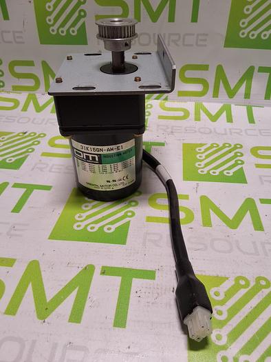 Used ORIENTAL MOTOR 31K15GN-AW-E1 INDUCTION MOTOR WITH D3409-132 1:10 GEAR HEAD