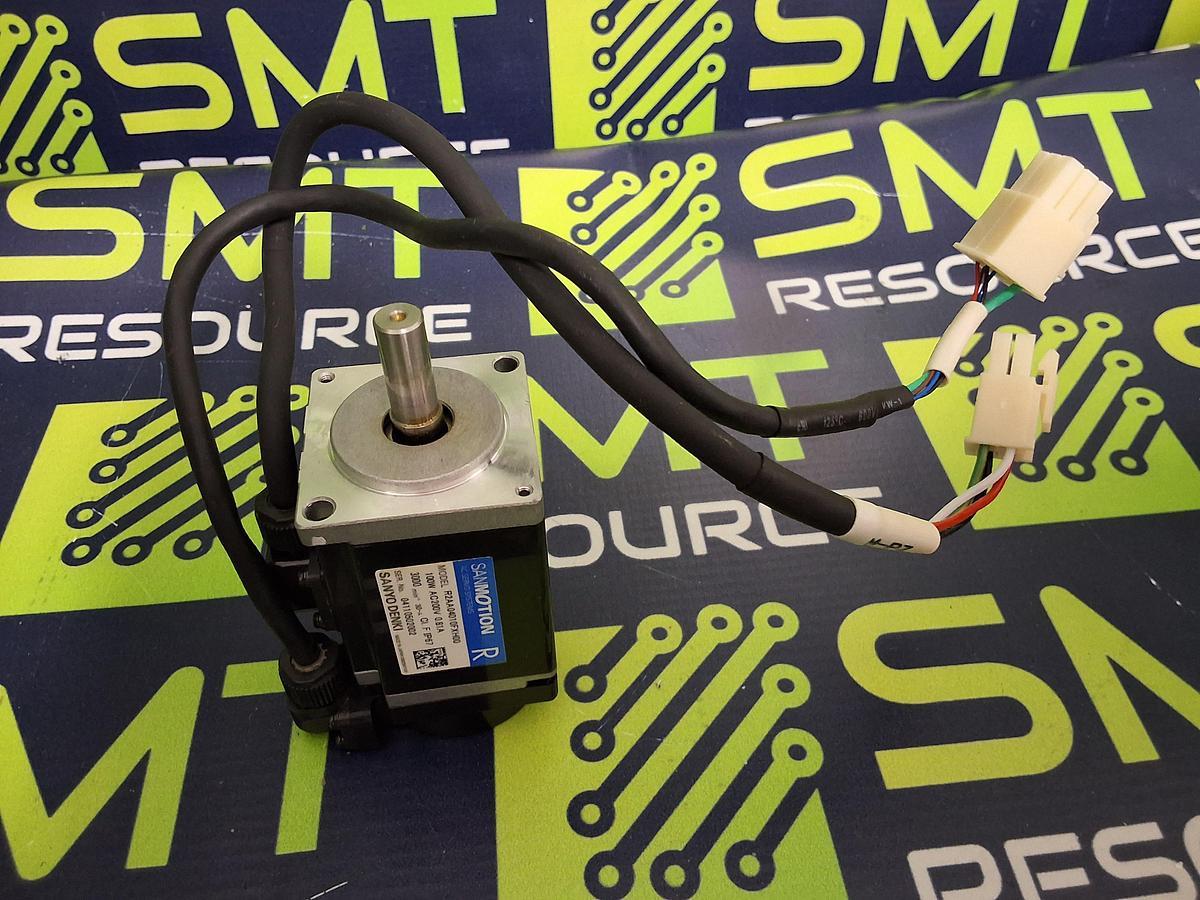 Used SANYO DENKI SanMotion R2AA04010FXH00 AC SERVO MOTOR 100W 200V AC
