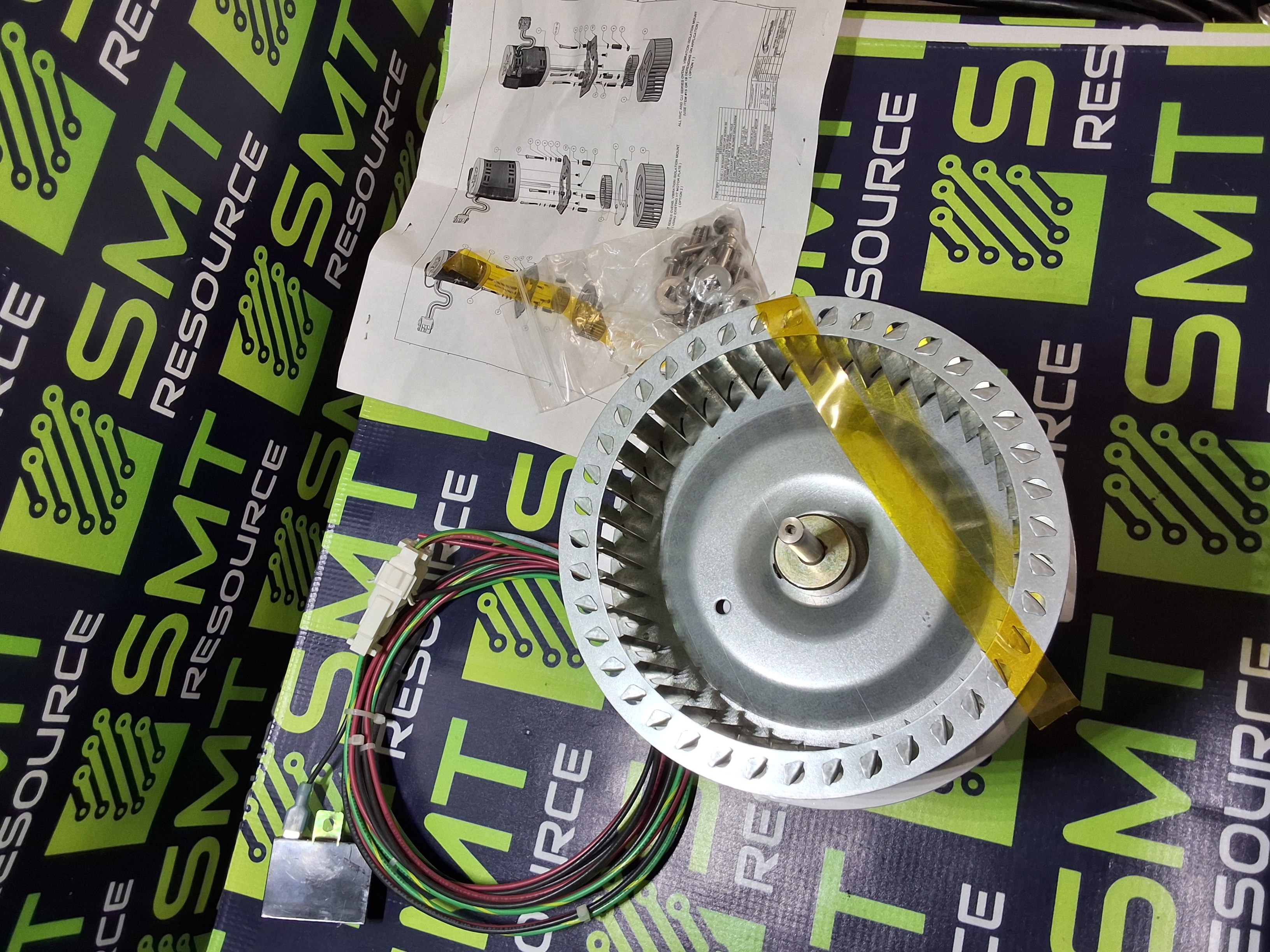 Used ELECTROCRAFT KP-H330-BOL REFLOW OVEN BLOWER MOTOR - 1842422087 - BRAND NEW