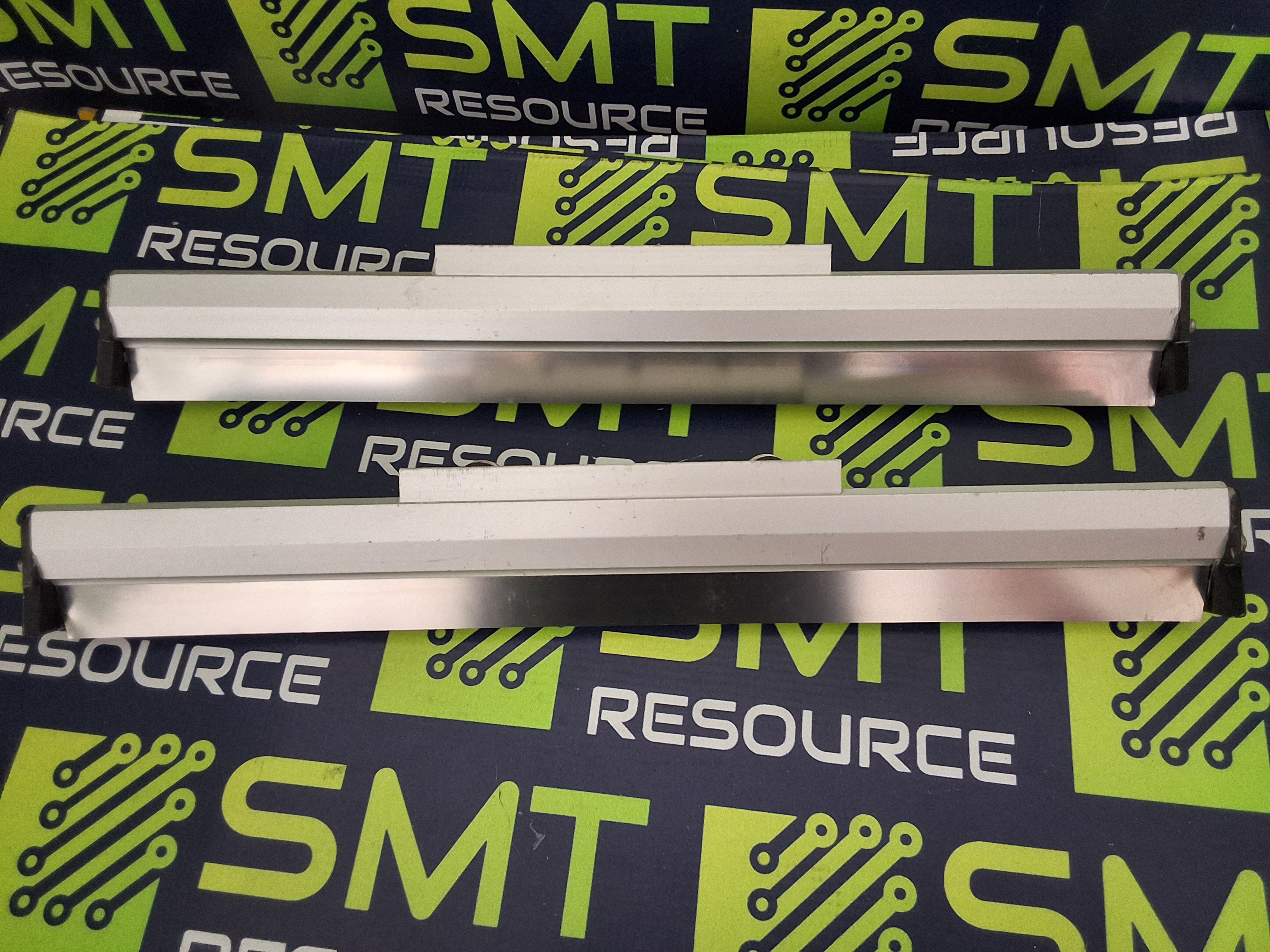 Used EKRA 65° 400mm METAL SQUEEGEE SET ASSEMBLY - LOT OF 2 UNITS -