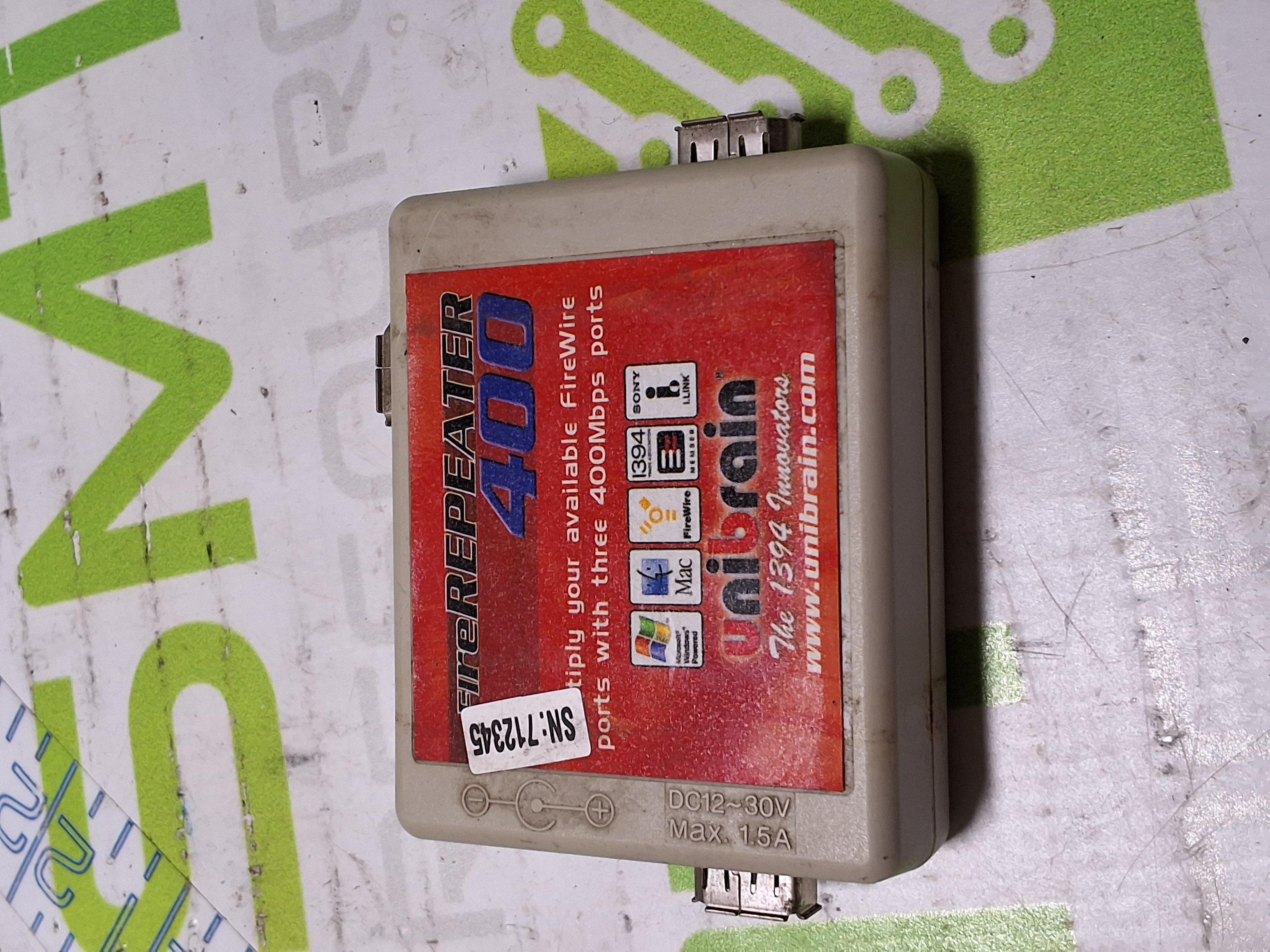 Used UNIBRAIN FIREWIRE 400 REPEATER