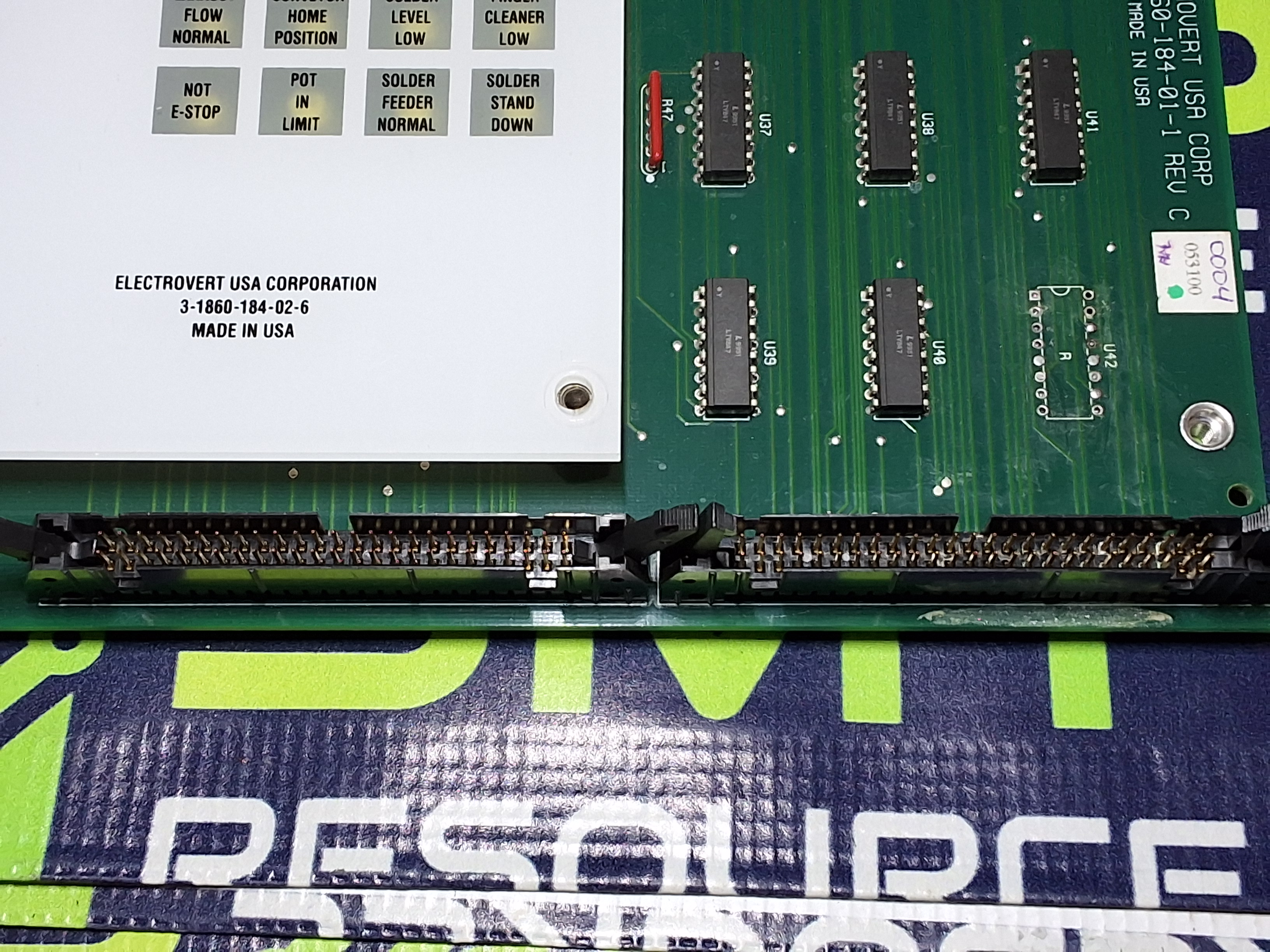 Used ELECTROVERT I/O INTERFACE BOARD