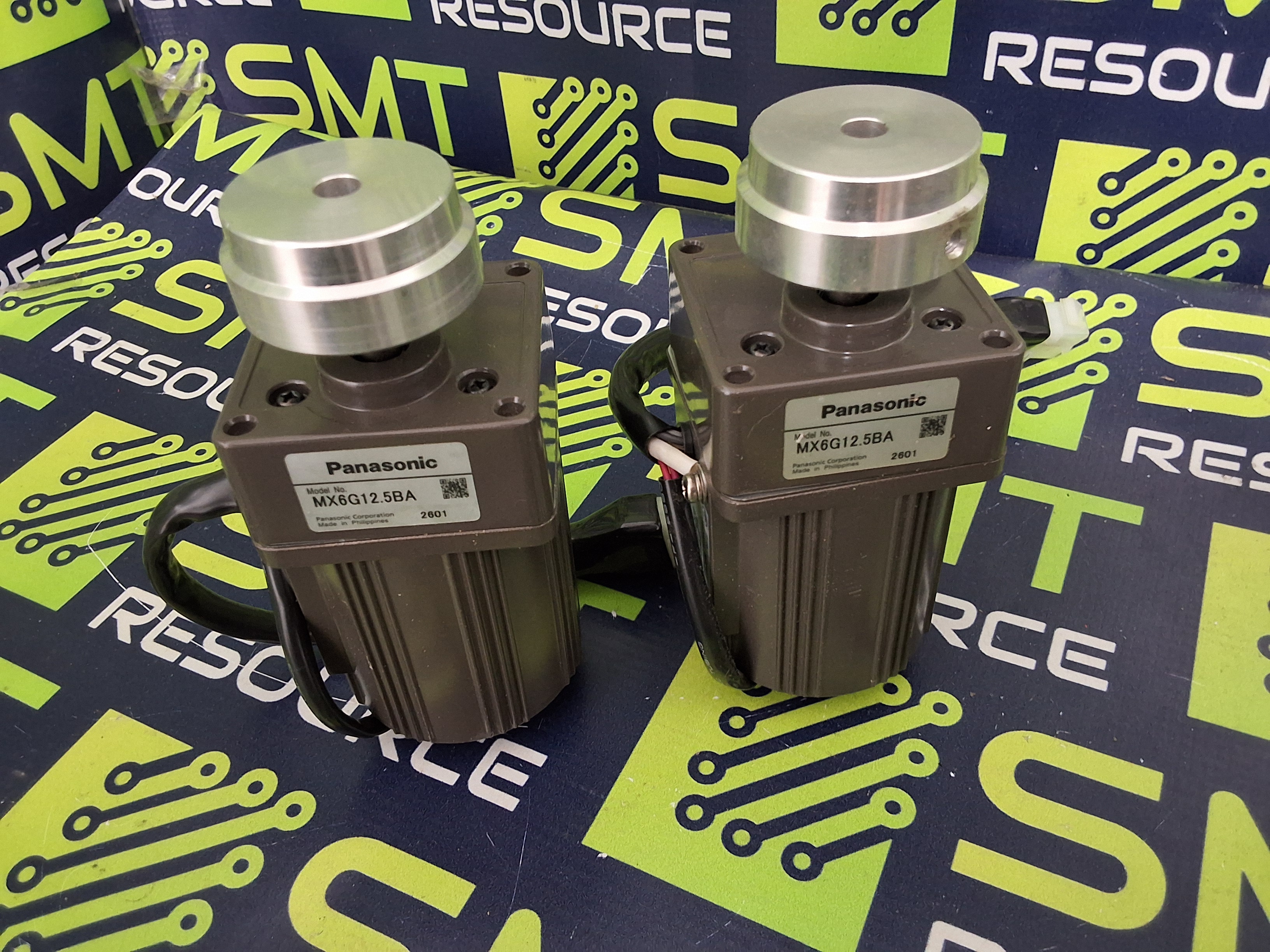 Used PANASONIC M61X6GV4GGA SINGLE PHASE INDUCTION MOTOR WITH PANASONIC MX6G12.5BA GEARHEAD