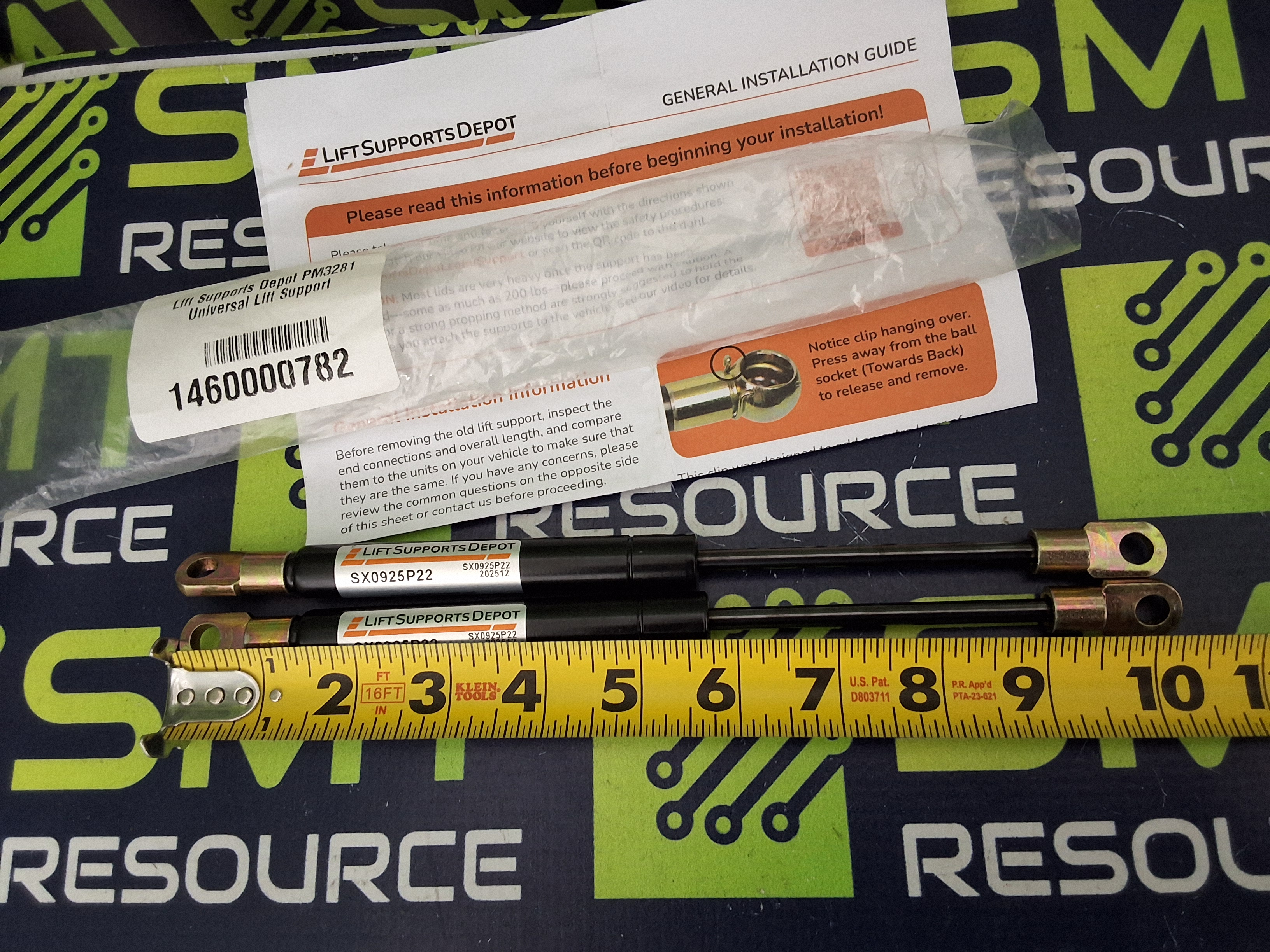 LIFT SUPPORT DEPOT SX0925P22