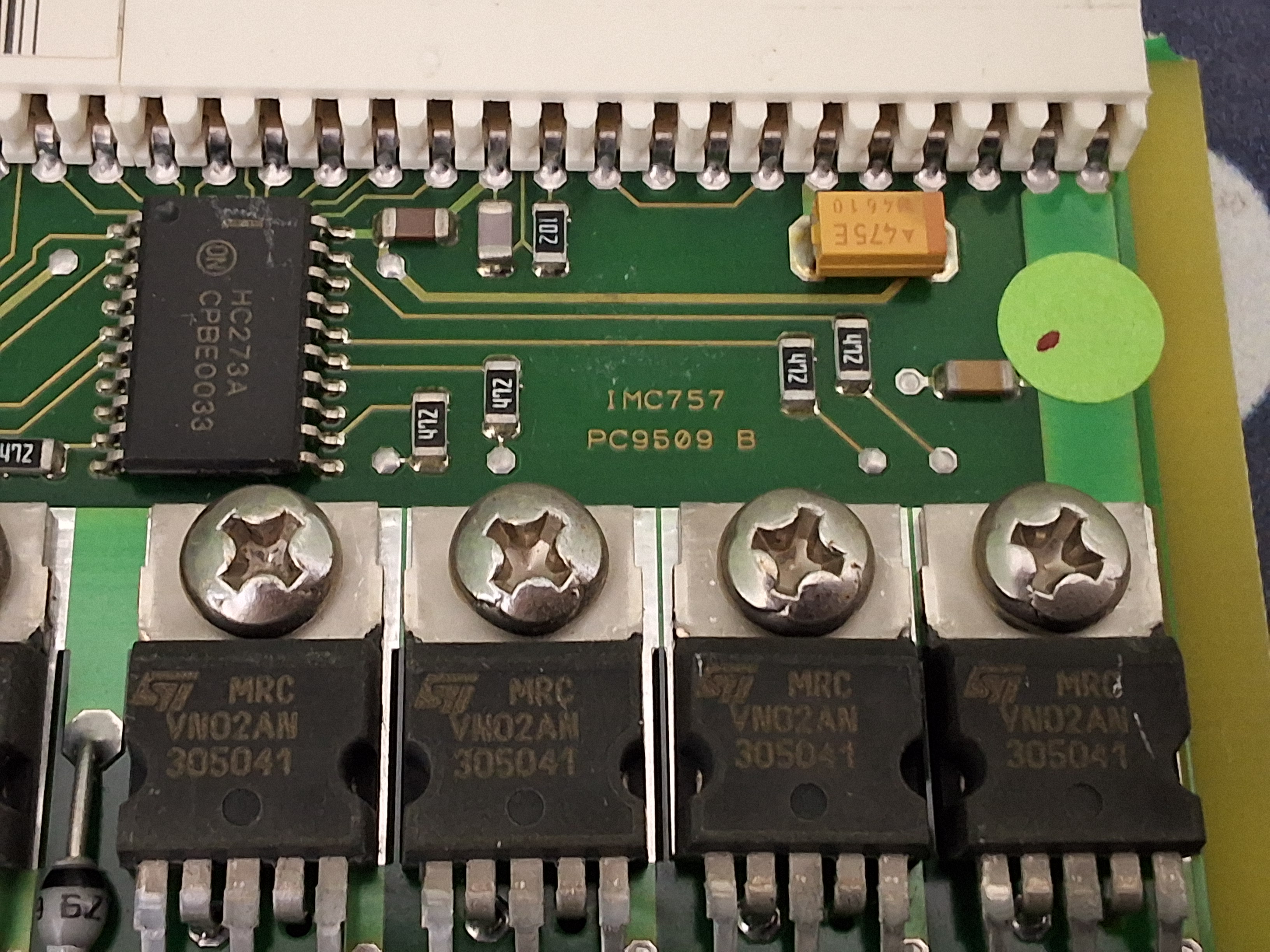 Used VITRONICS IMC757 PC9509 CIRCUIT BOARD