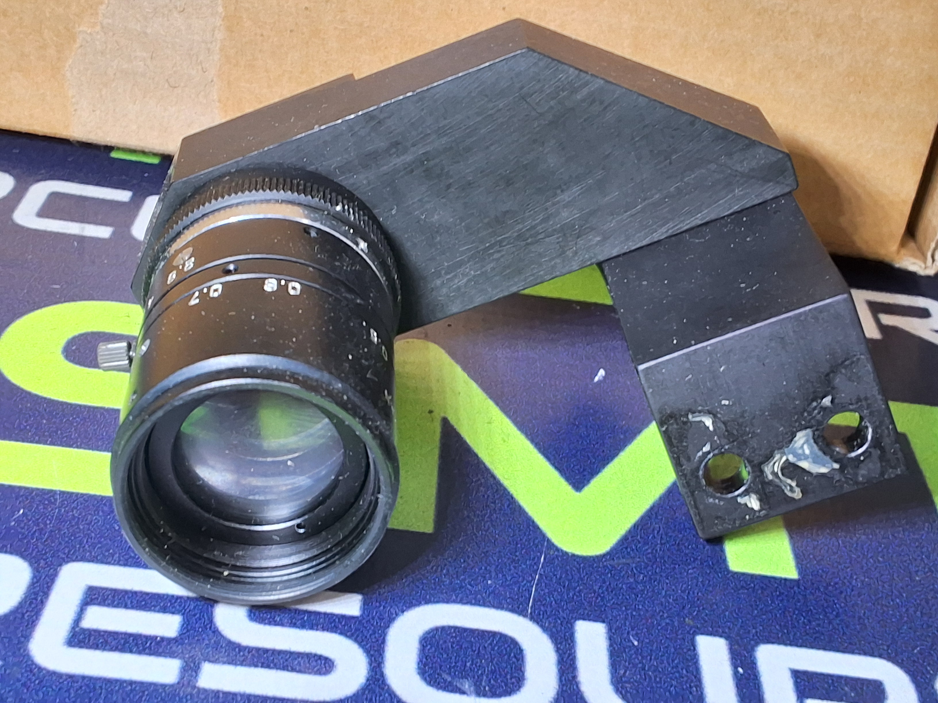 Used YES TECH 11757 - 10046 THIN CCD CAMERA ASSEMBLY WITH 50mm LENS