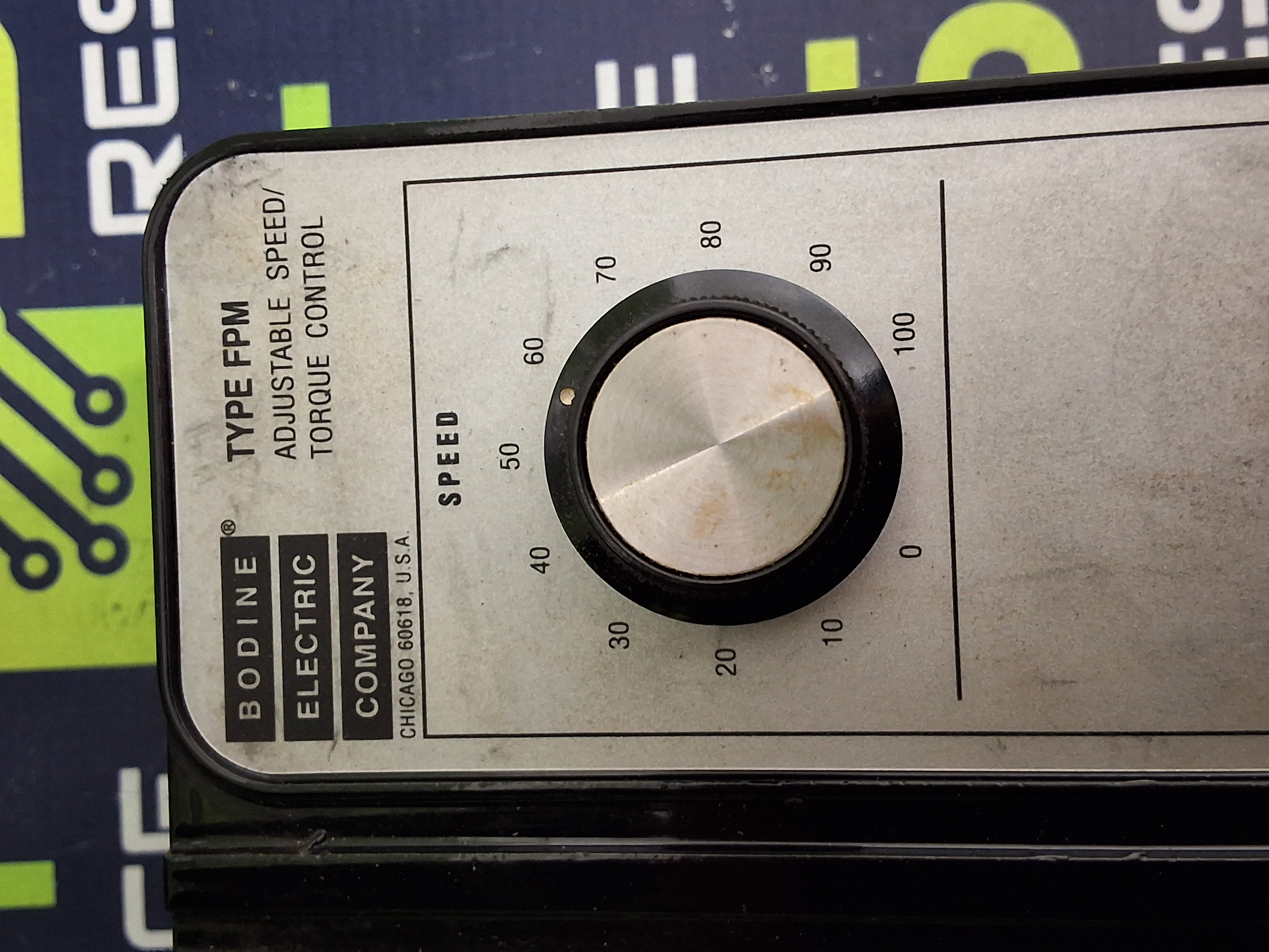 Used BODINE ELECTRIC TYPE FPM MODEL: 815 ADJUSTABLE SPEED / TORQUE CONTROL 115VAC 50/60Hz