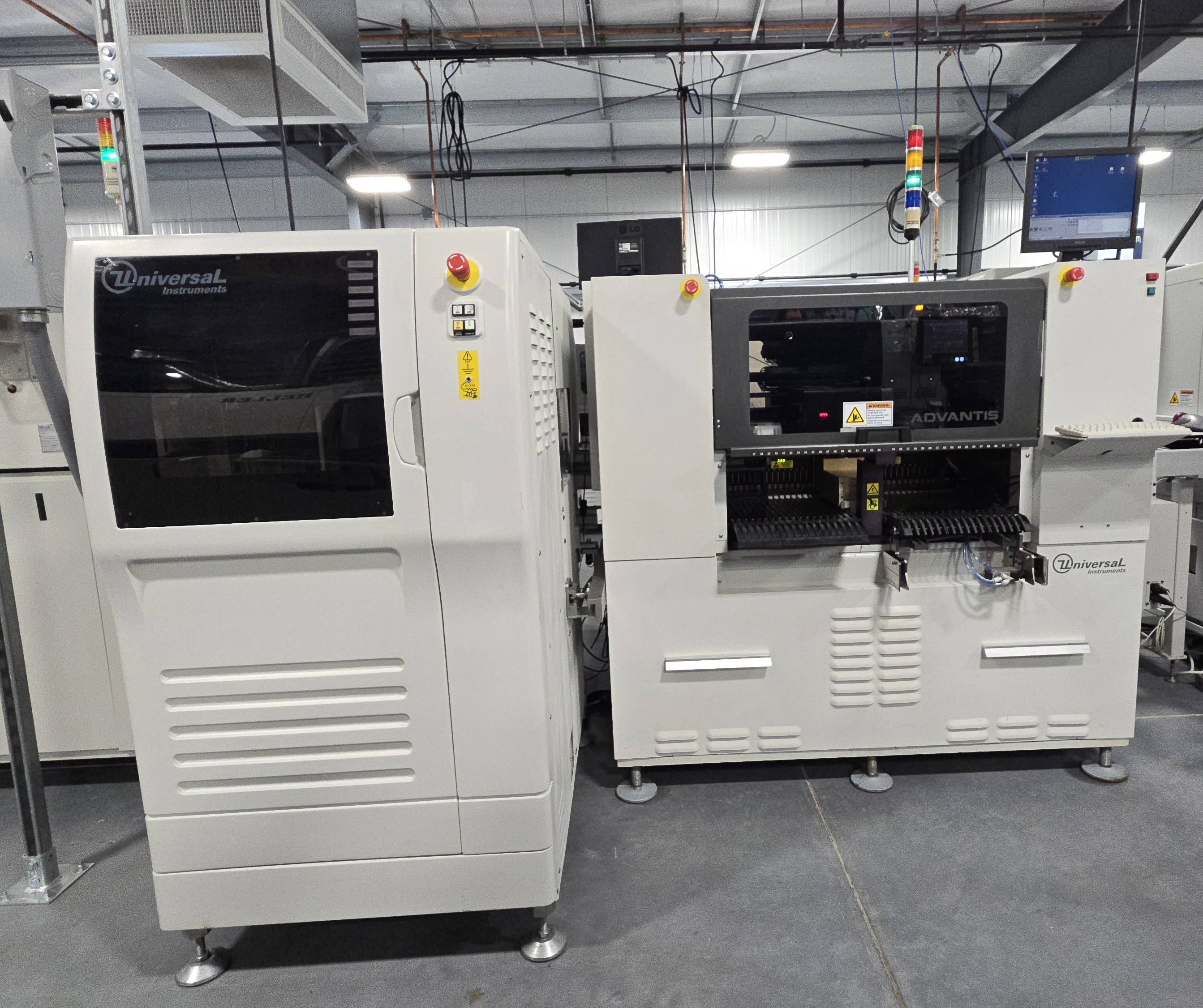 Used Universal Instruments UIC AX-72 Pick and Place Machine