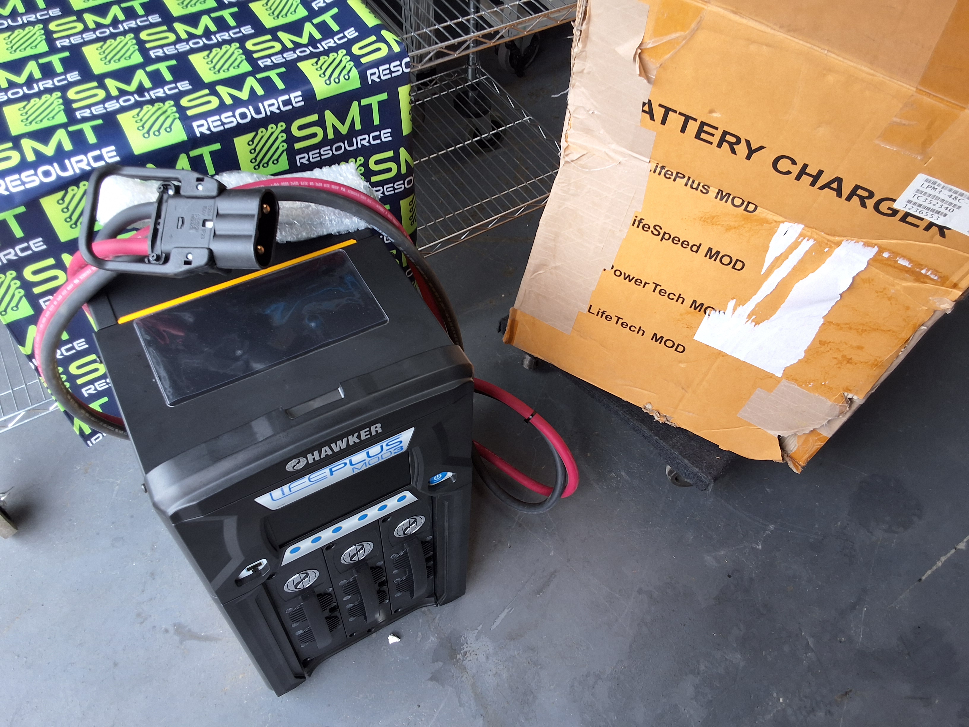 Used HAWKER LPM3-48C-180Y LIFE PLUS MOD 3 BATTERY CHARGER - BRAND NEW/OPEN BOX