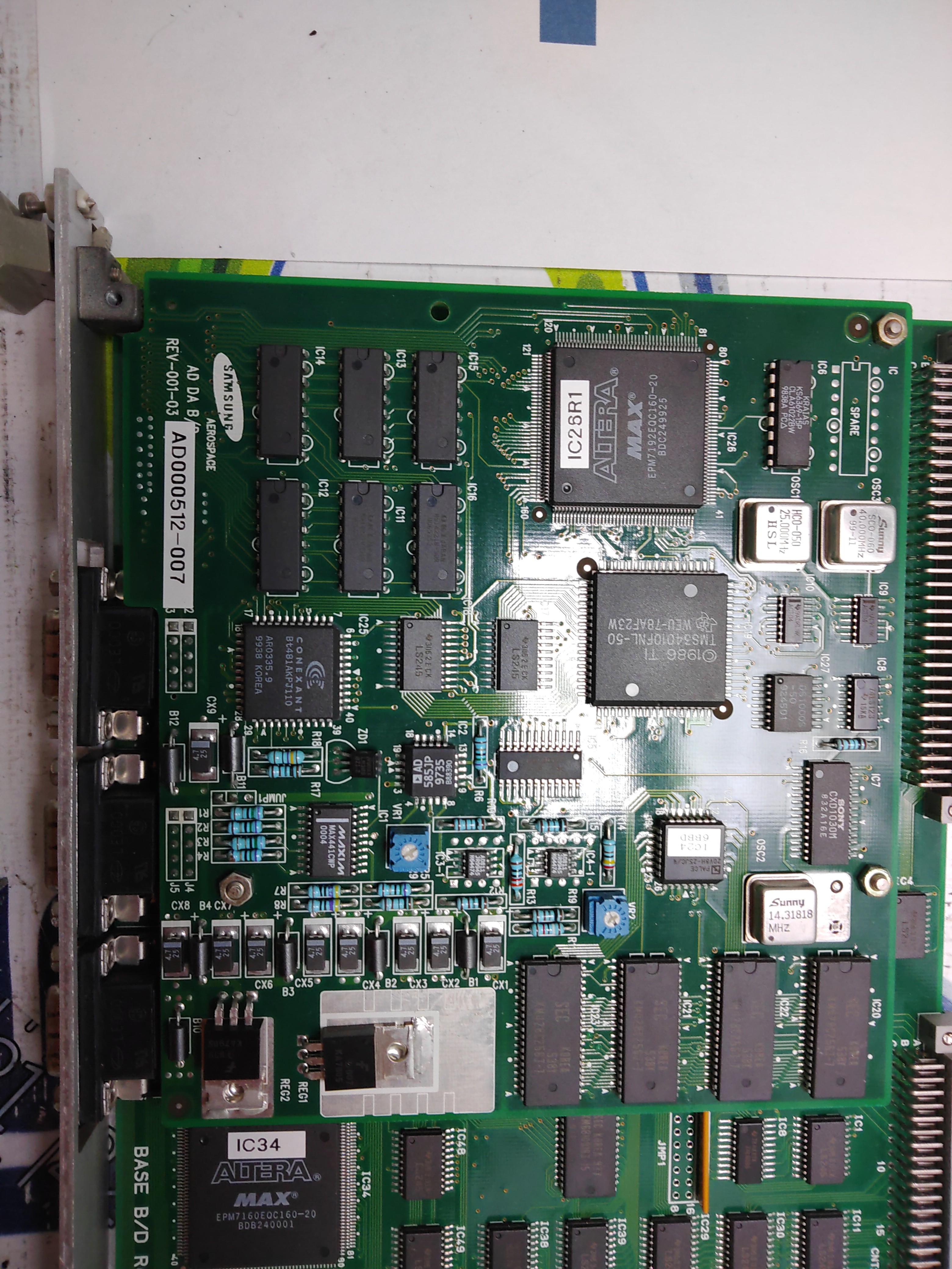 Used SAMSUNG AD000512-007 BA0000512-007 BASE B/D REV-001-03