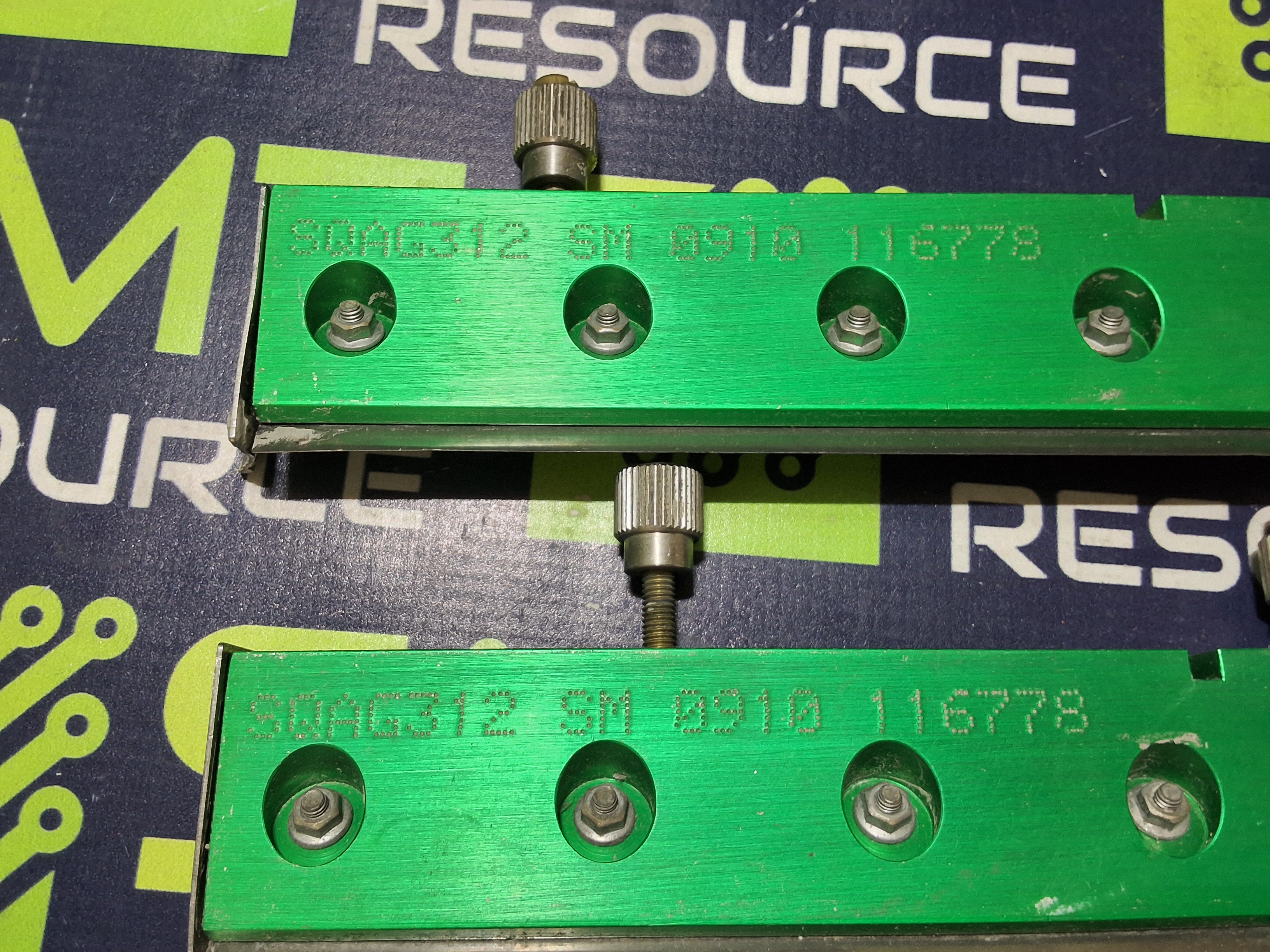 Used DEK SQAG312 SM 0910 116778 SQUEEGEE BLADE 10in SET - LOT OF 2  