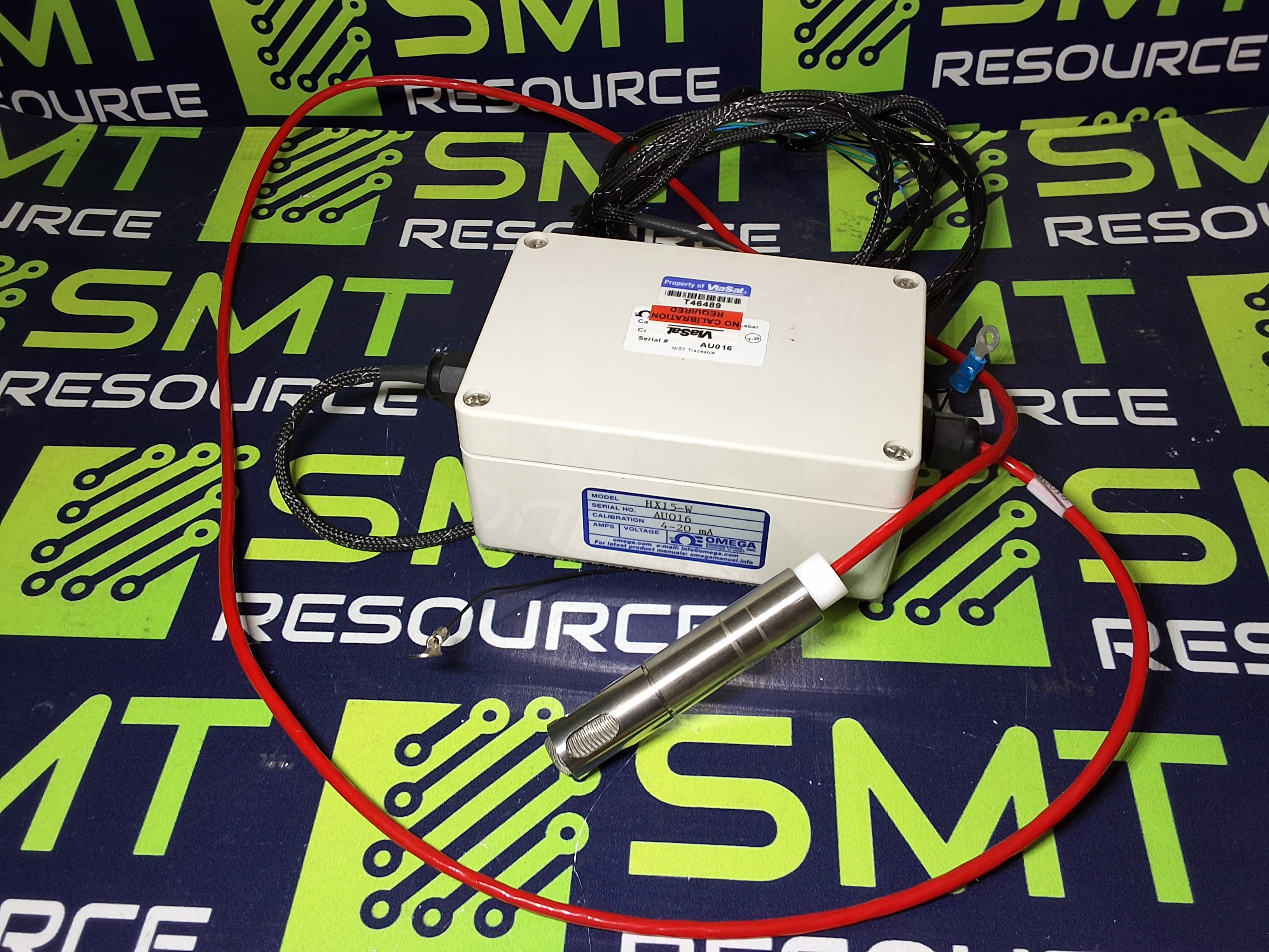 Used OMEGA ENGINEERING HX15-W HUMIDITY/TEMPERATURE SENSOR