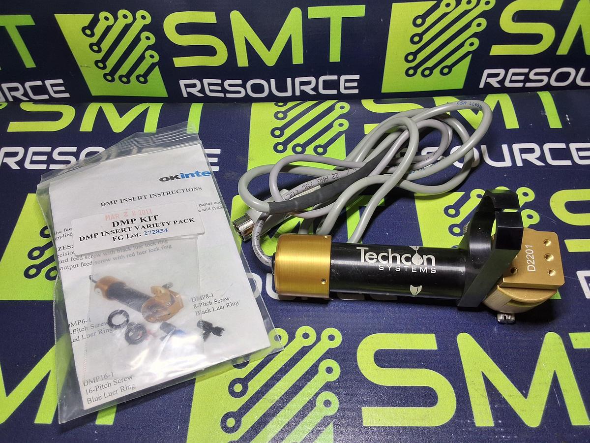 Used TECHCON SYSTEMS TS5000DMP MOTOR-DRIVEN ROTARY AUGER VALVE WITH DMP KIT