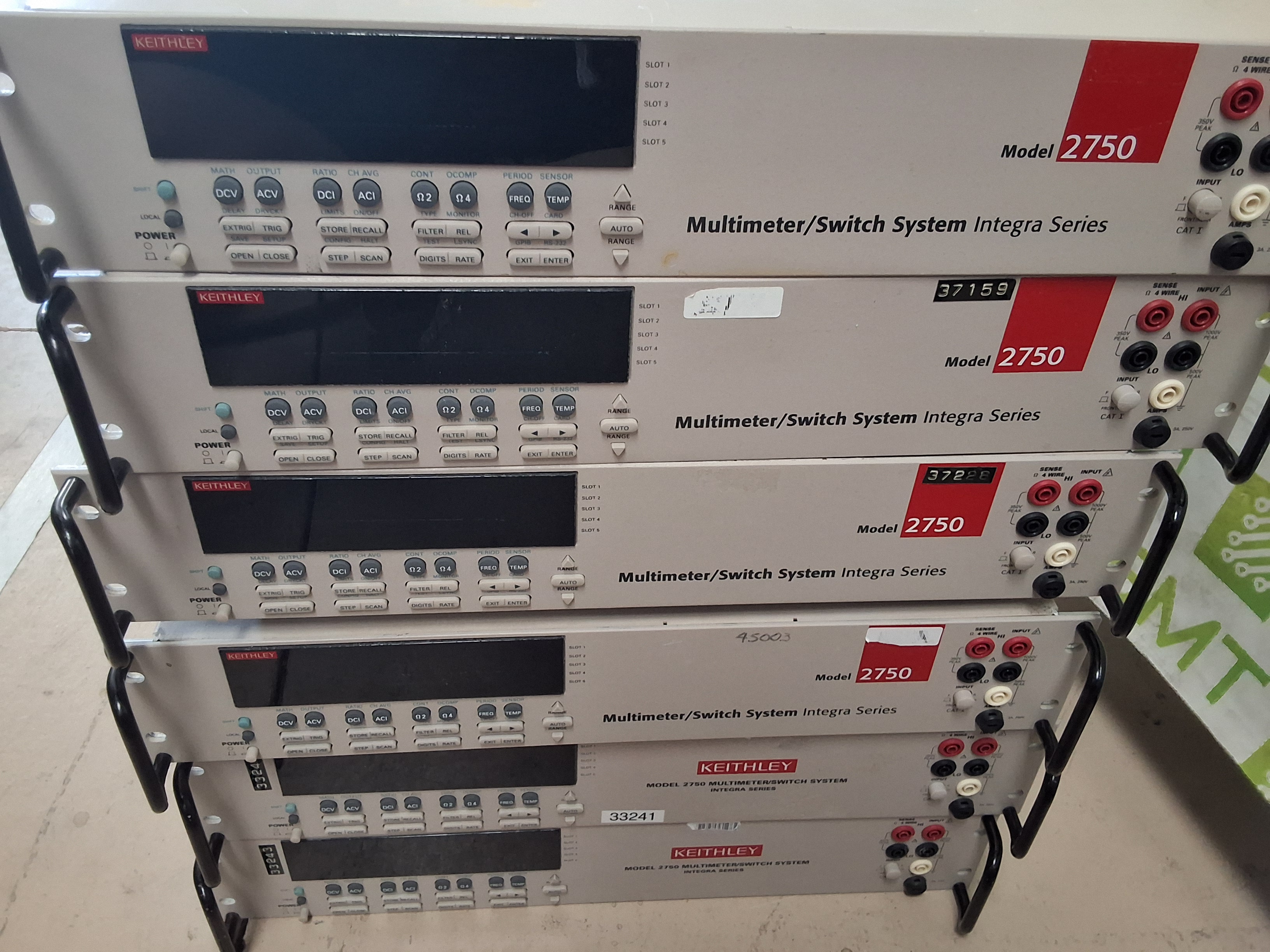 Used KEITHLEY 2750 INTEGRA SERIES MULTIMETER/SWITCH SYSTEM