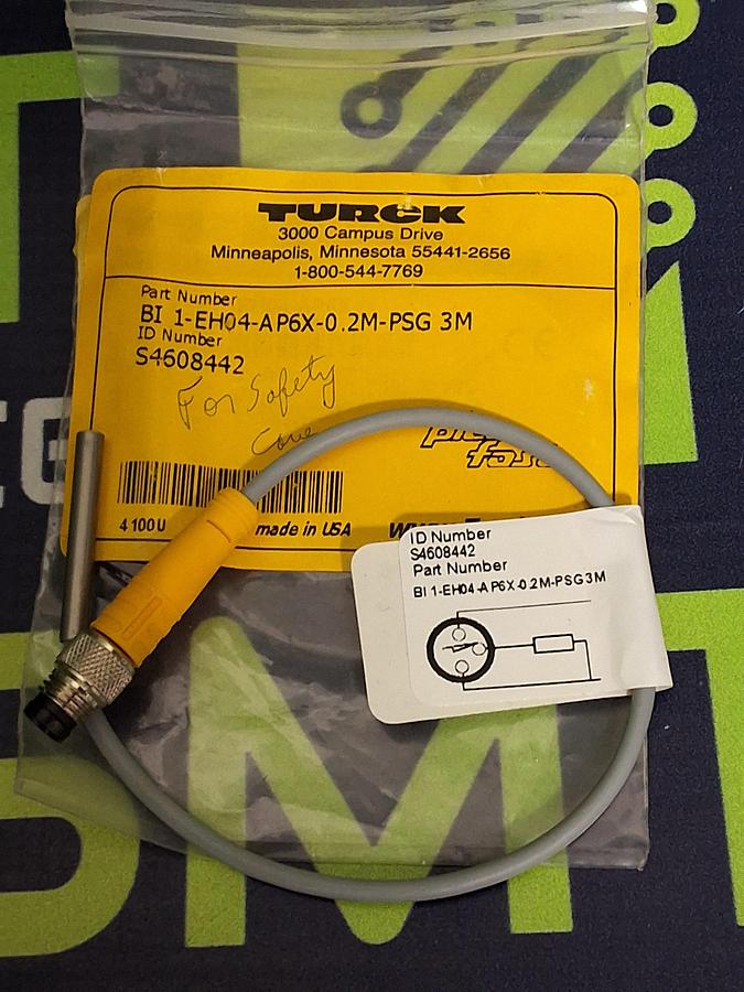 TURCK BI 1-EH04-AP6X-0.2M-PSG 3M INDUCTIVE PROXIMITY SENSOR S4608442 - BRAND NEW