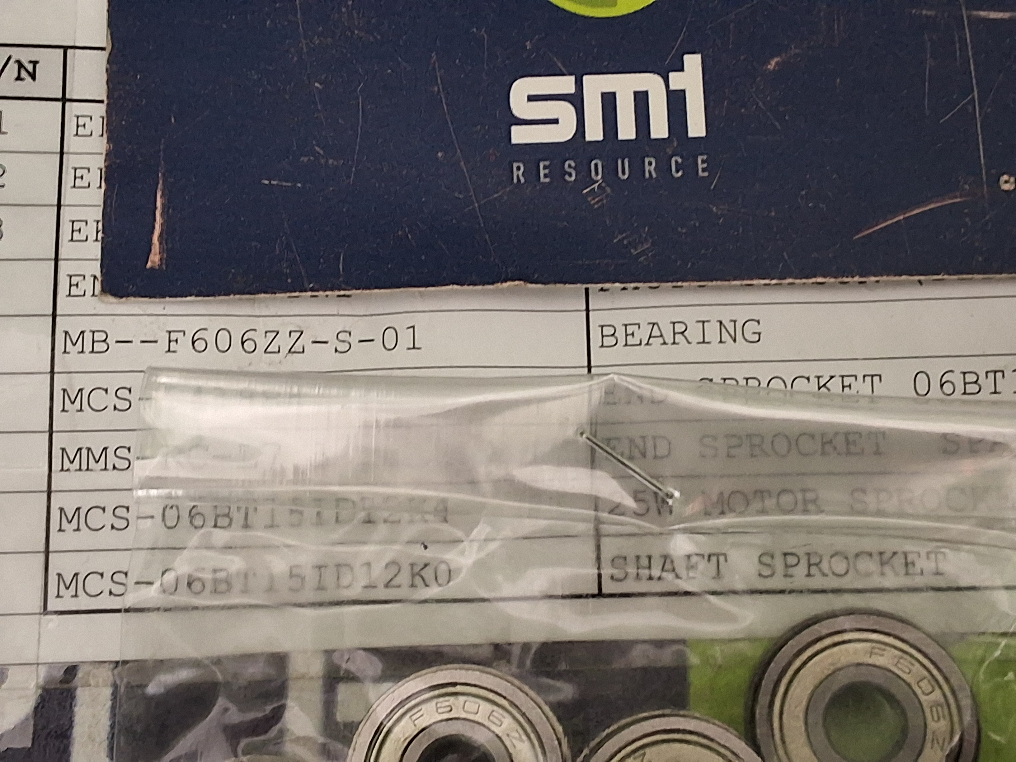 MB-F606ZZ-S-01 MINIATURE FLANGED BALL BEARING - LOT OF 7 - BRAND NEW
