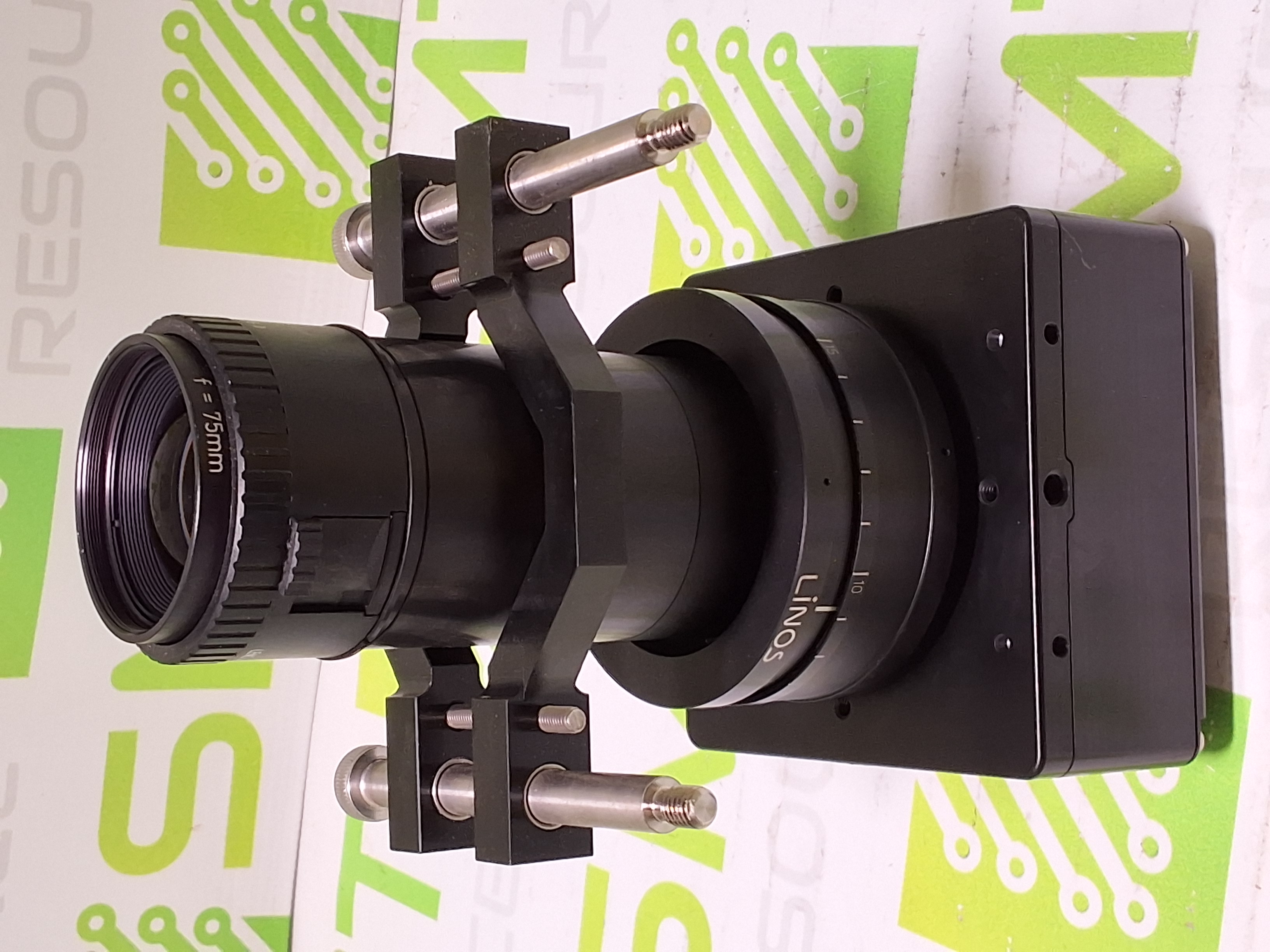 Used DALSA INDUSTRIAL CAMERA PT-41-04M60-01E WITH APO-RODAGON-D 2X 75mm 4.5 CCD Camera Lens