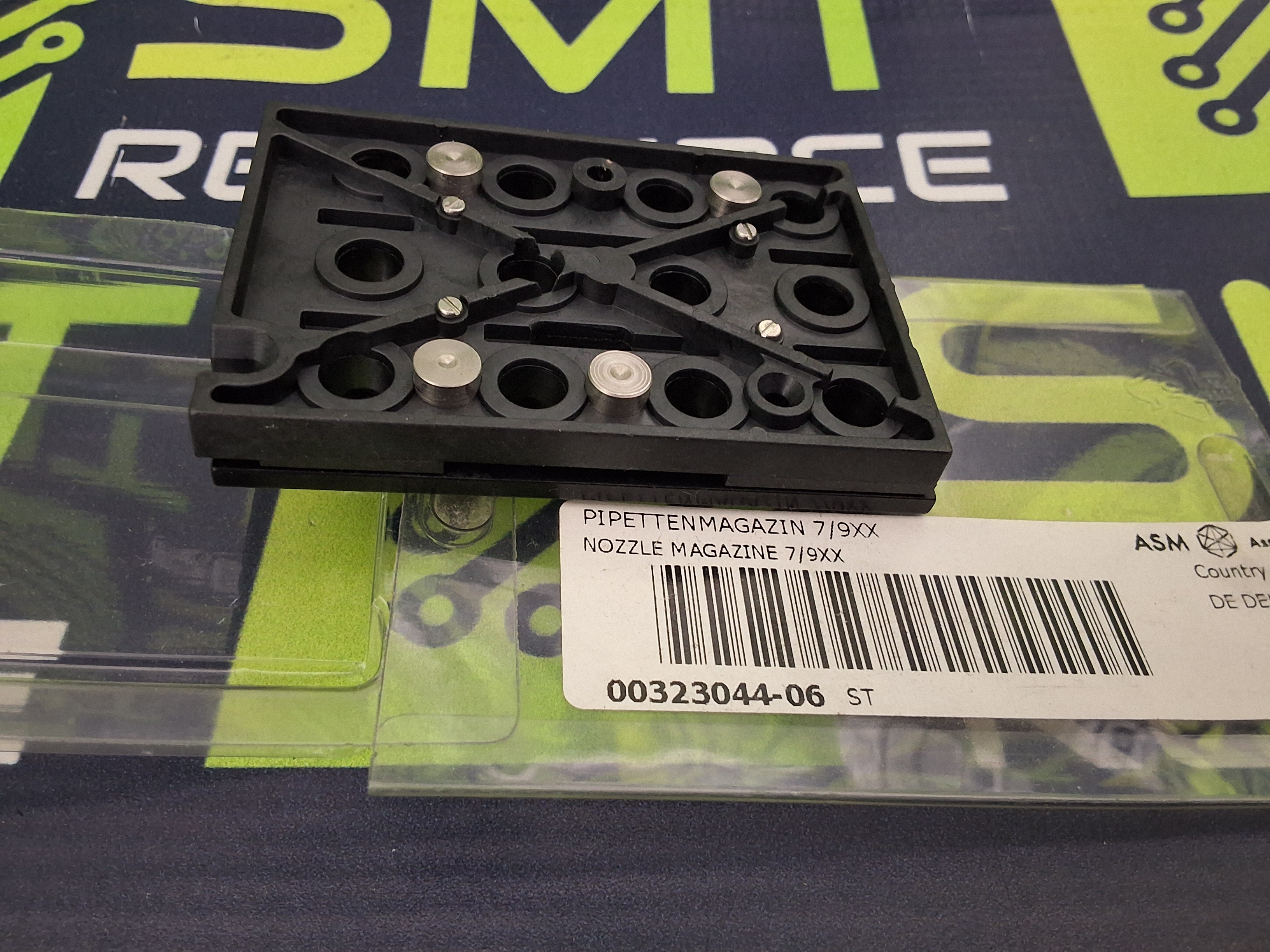 Used SIEMENS 00323044-06 NOZZLE MAGAZINE / NOZZLE CHANGER HOLDER