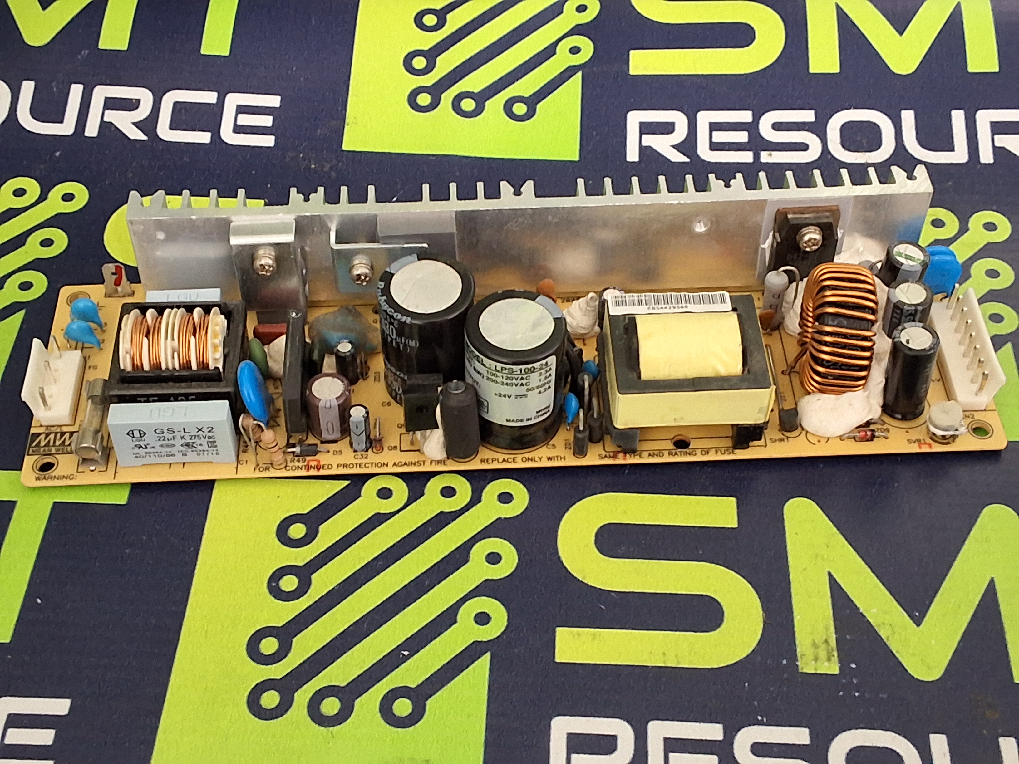 Used MEAN WELL LPS-100-24 POWER SUPPLY