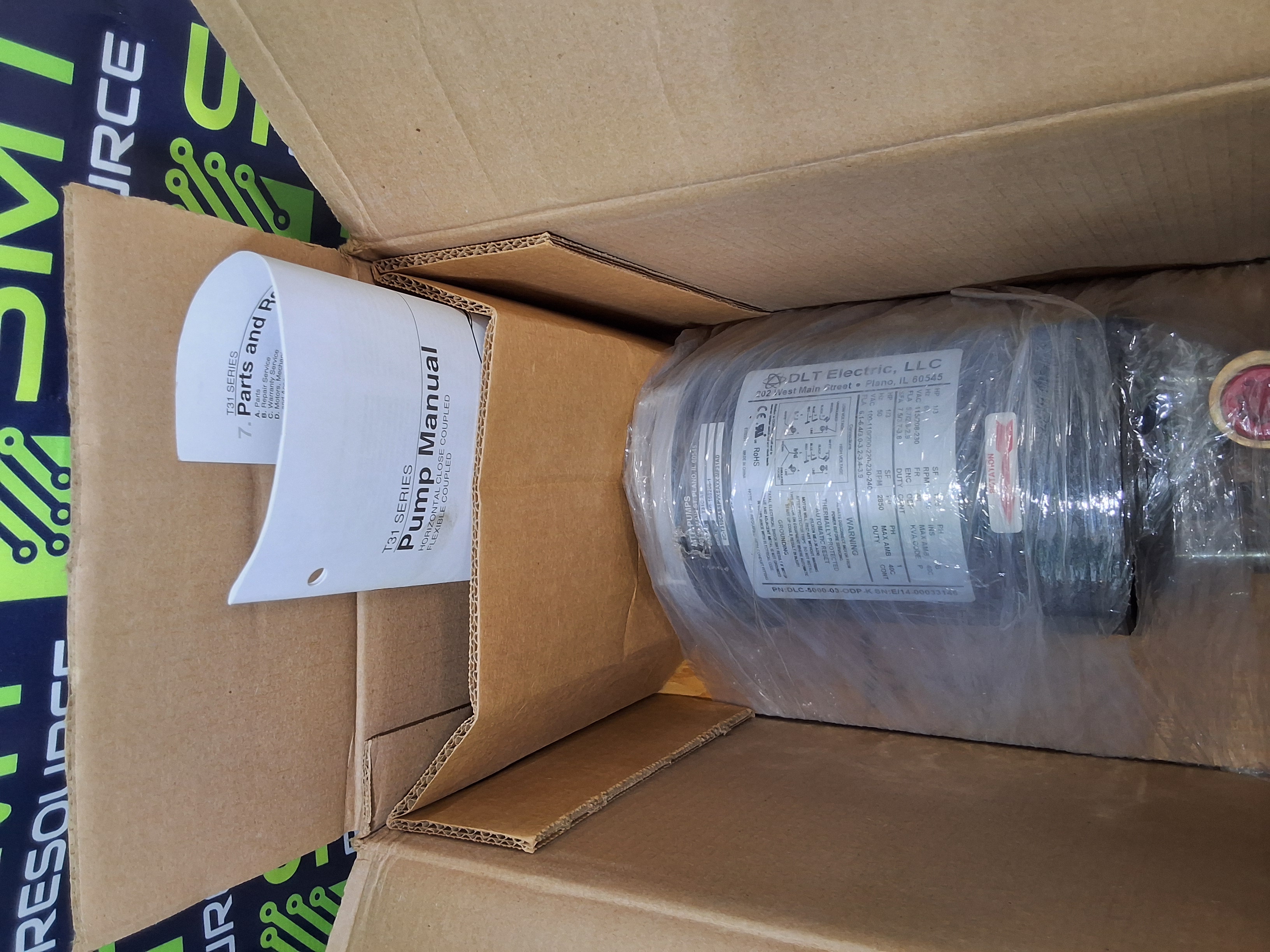 MTH T31C AB REGENERATIVE TURBINE PUMP WITH DLT MOTOR DLC-5000-03-ODP-K  **BRAND NEW**