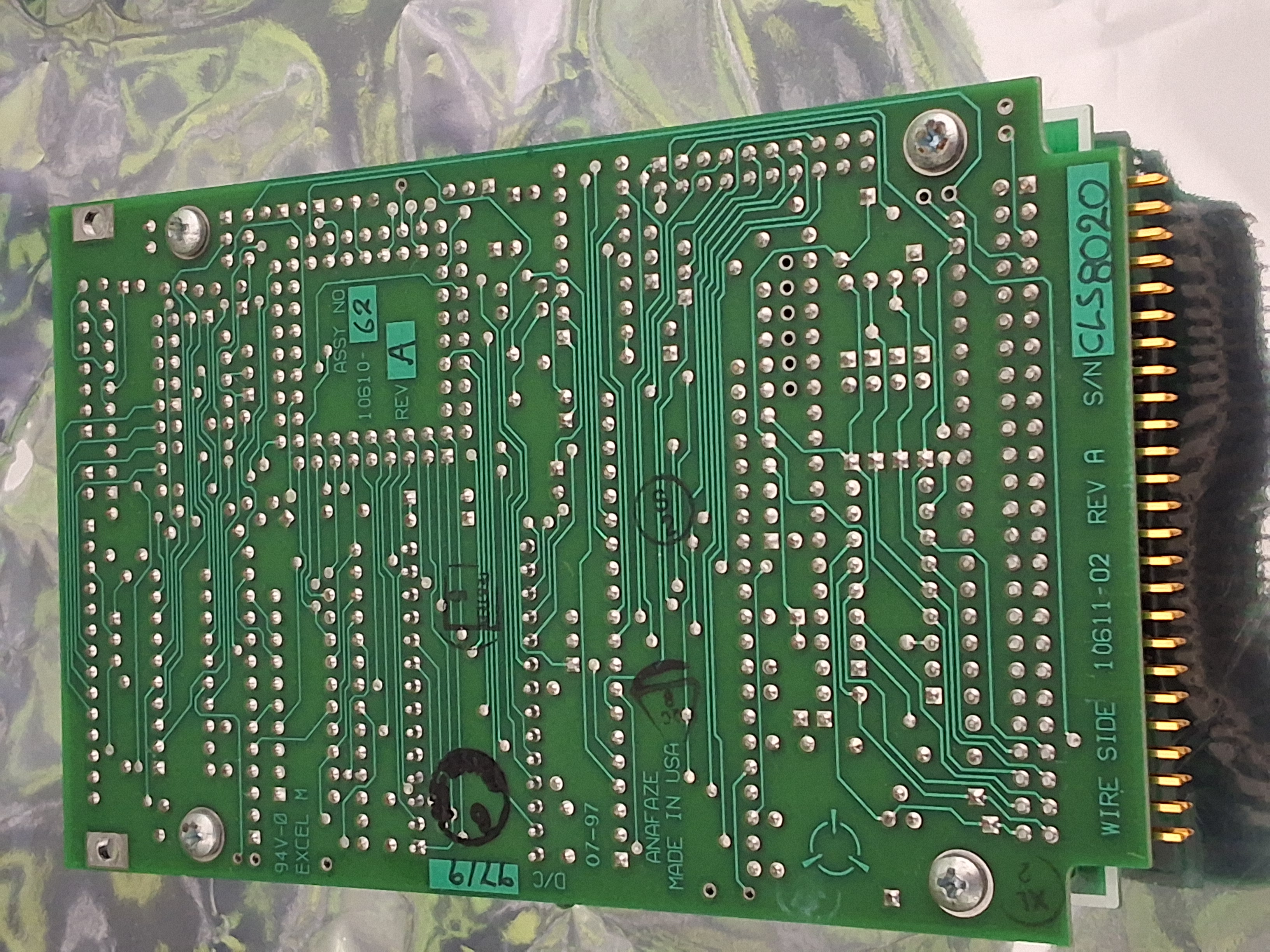 Used WATLOW ANAFAZE 21960-11 REV H PC BOARD
