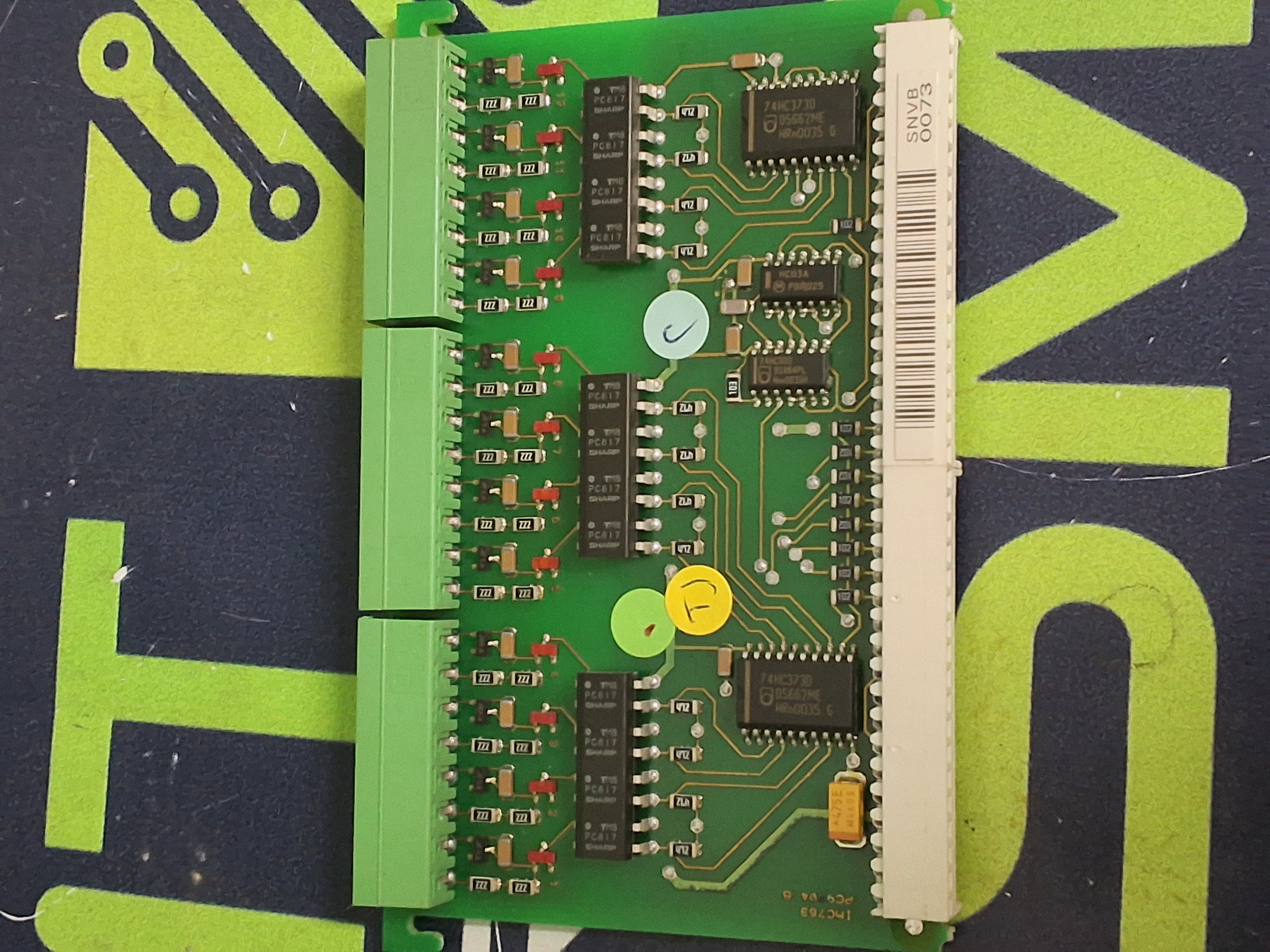 Used VITRONICS SOLTEC IMC763/PC9904 DIGITAL OUTPUT MODULE