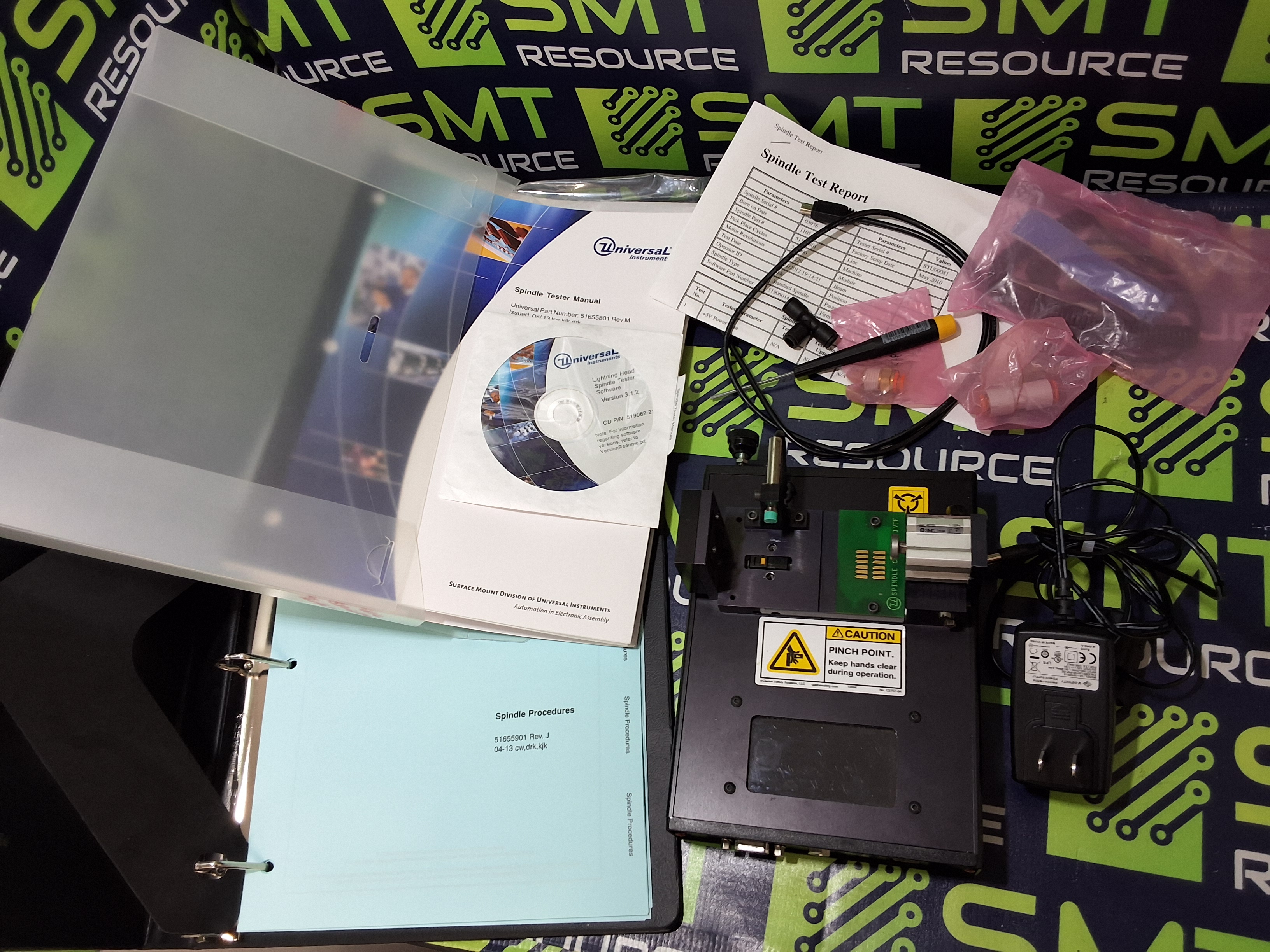 Used UNIVERSAL INSTRUMENTS 51634901 LIGHTNING SPINDLE TESTER