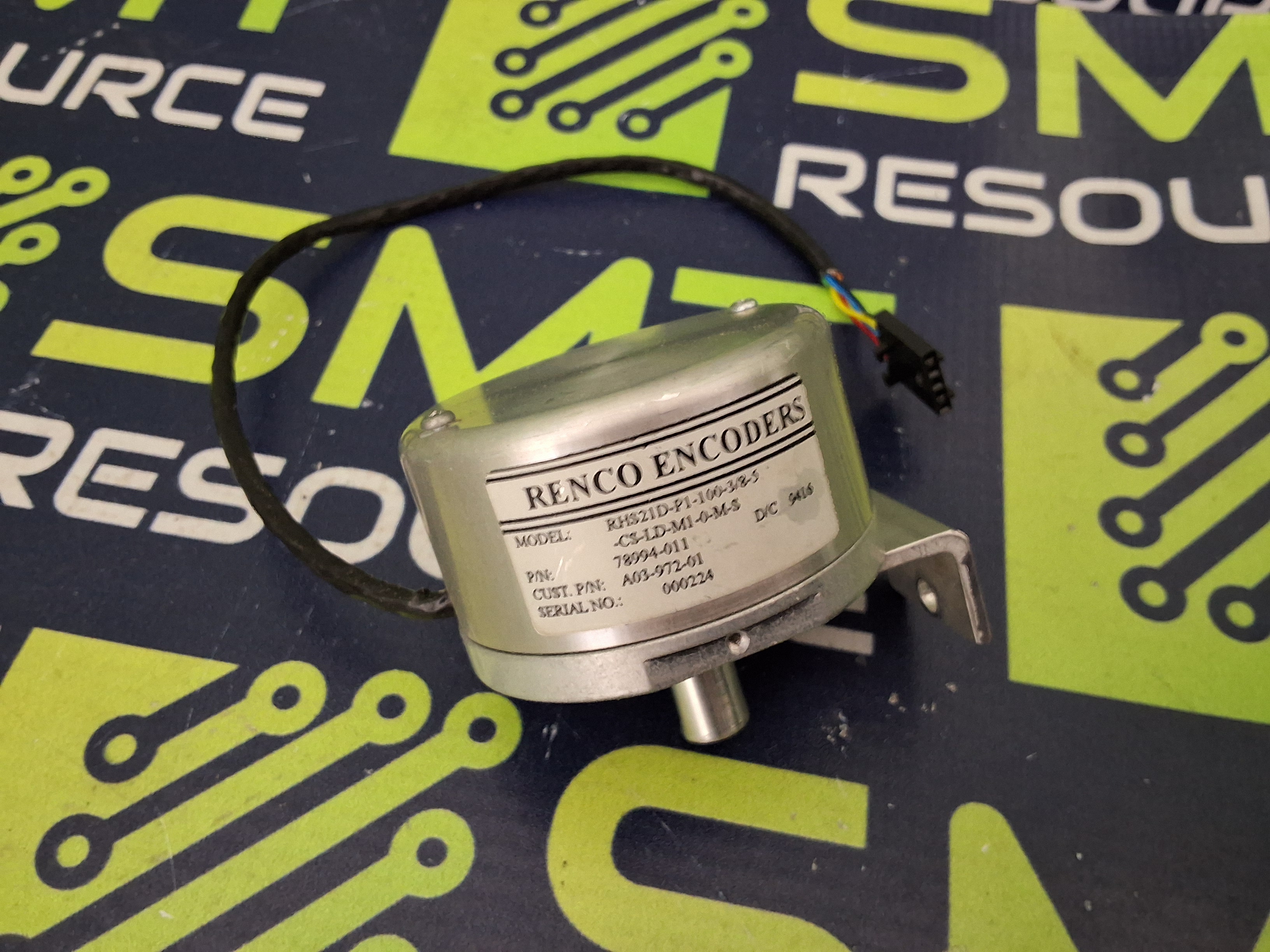 Used RENCO 78994-011 ENCODER RHS21D-P1-100-3/8-5-CS-LD-M1-0-M-S