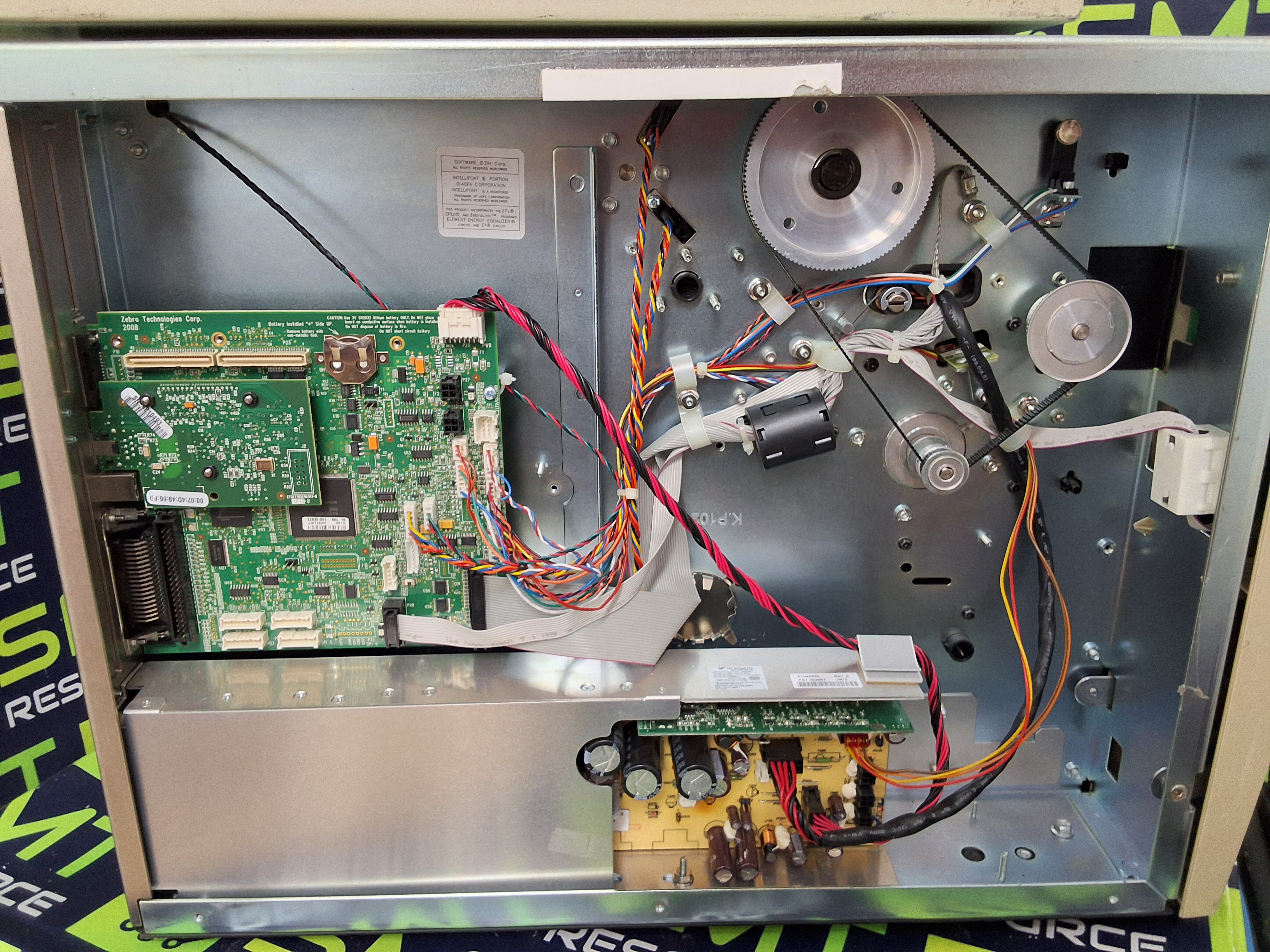 Used ZEBRA 110Xi4 INDUSTRIAL THERMAL TRANSFER BARCODE LABLE PRINTER