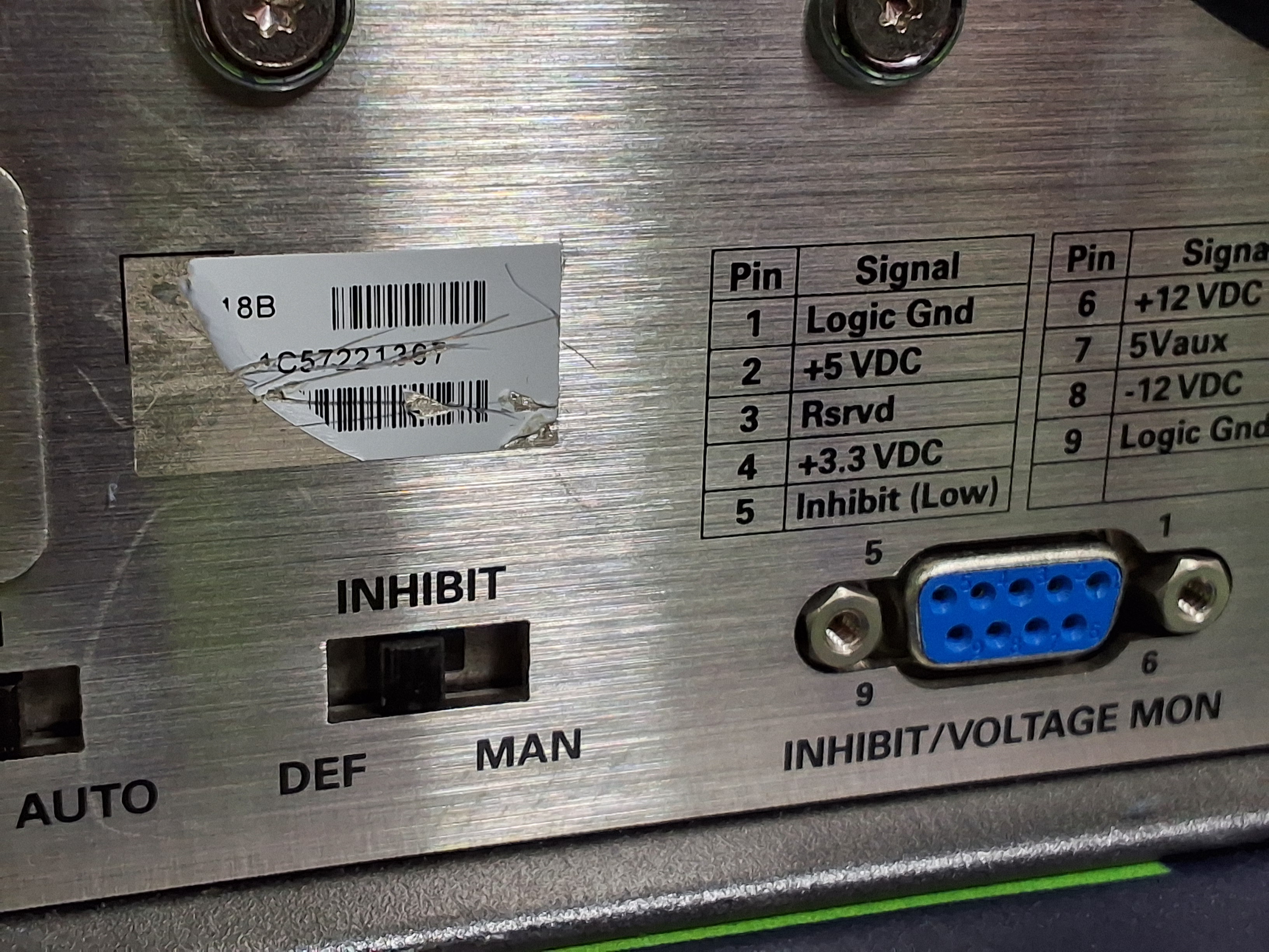 Used KEYSIGHT PXIe CHASSIS M9018B ADVANCED SWITCH FABRIC 18-SLOT 220/240V 1300W