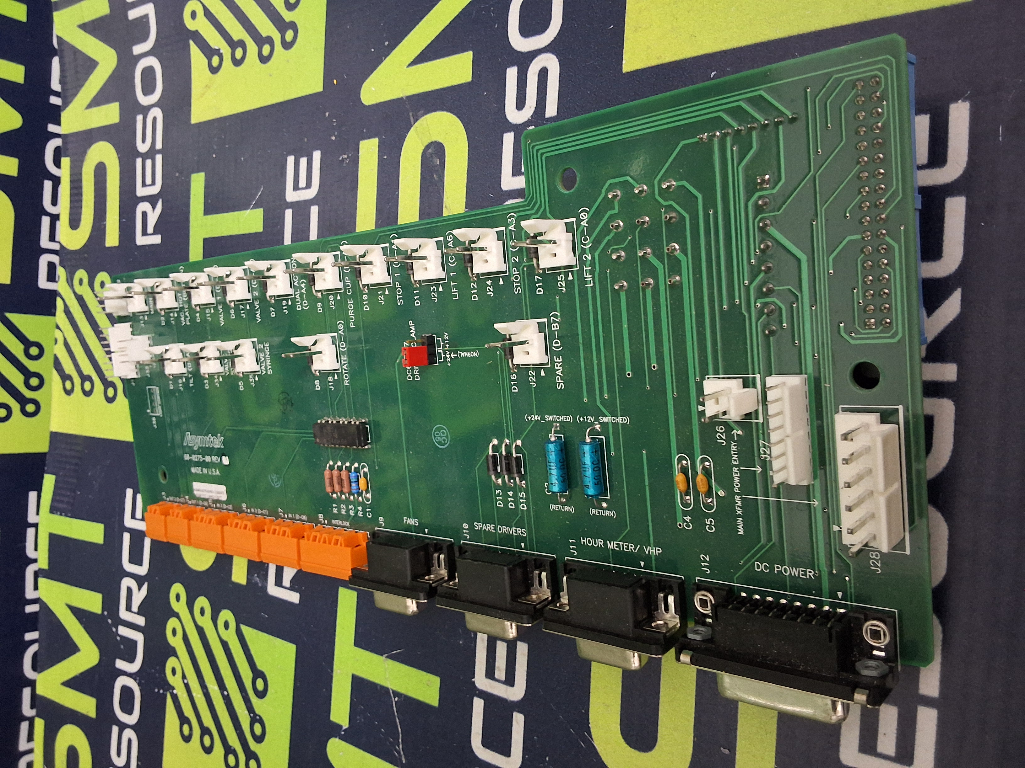 Used ASYMTEK 60-0275-00 DISPENSER CIRCUIT BOARD ASM60-0275-00