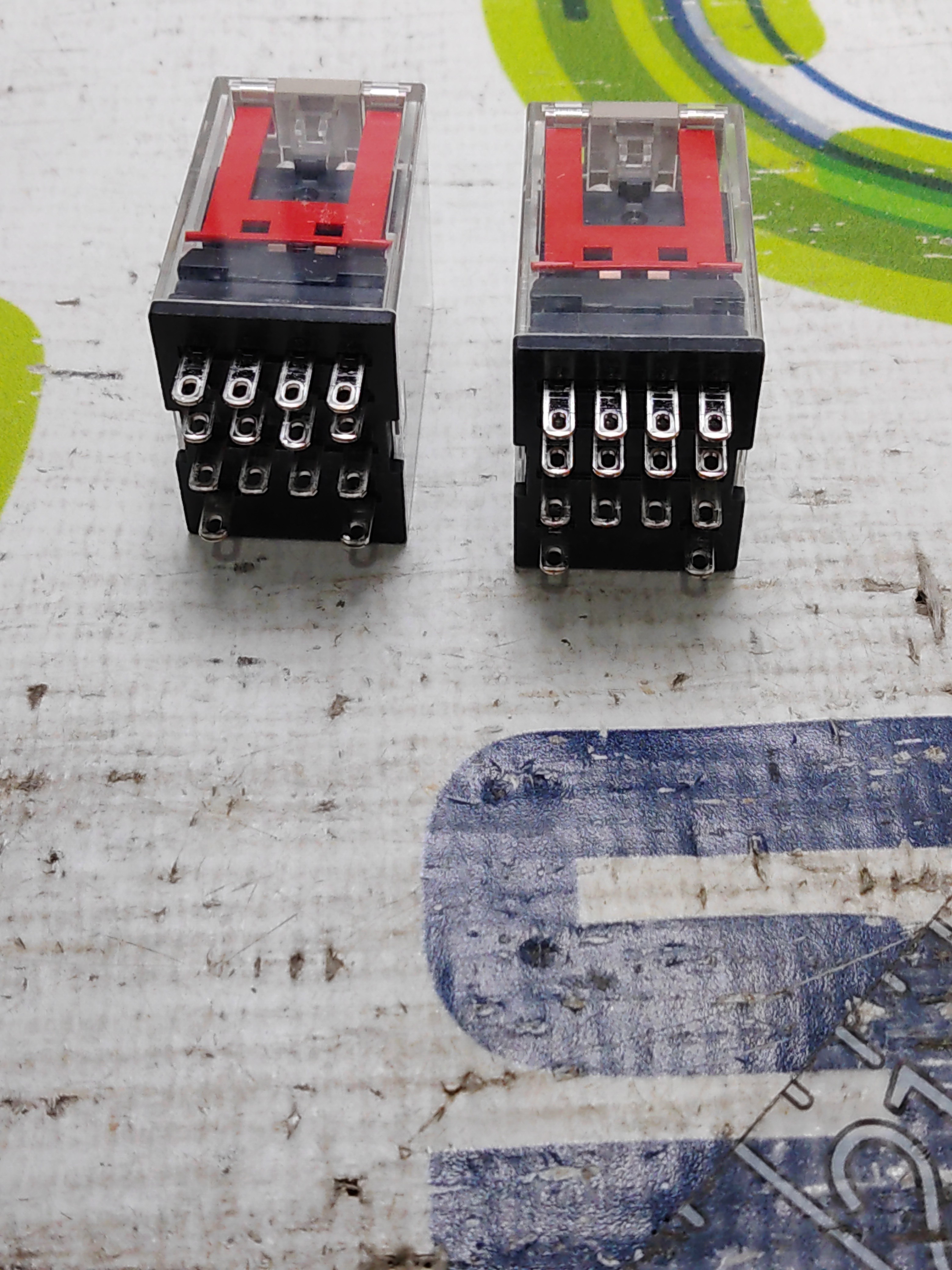 OMRON MY4ZN 10085 24VDC RELAY- LOT OF 2 UNITS