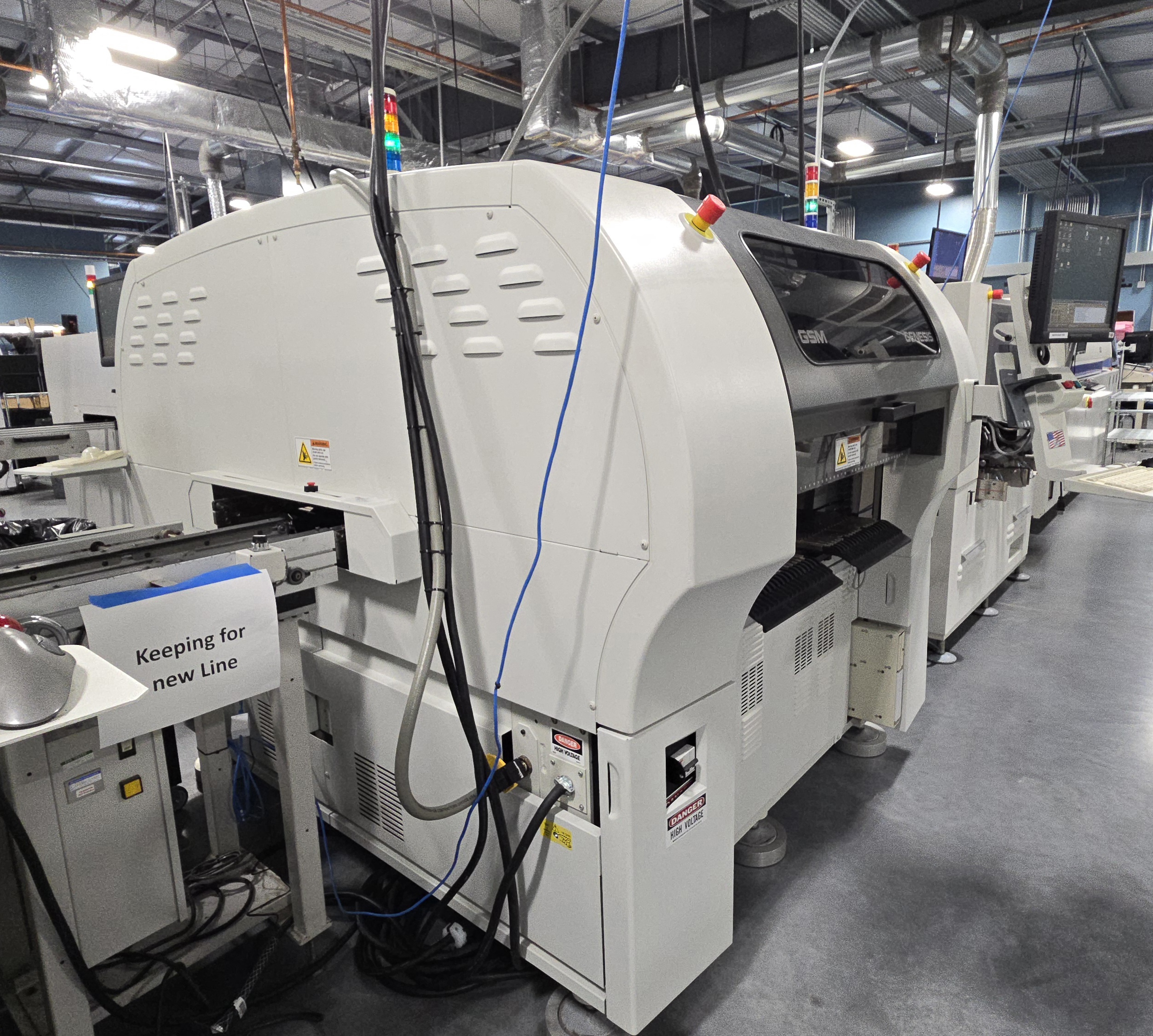 Used Universal Instruments GSM Genesis GC-120 Pick and Place Machine