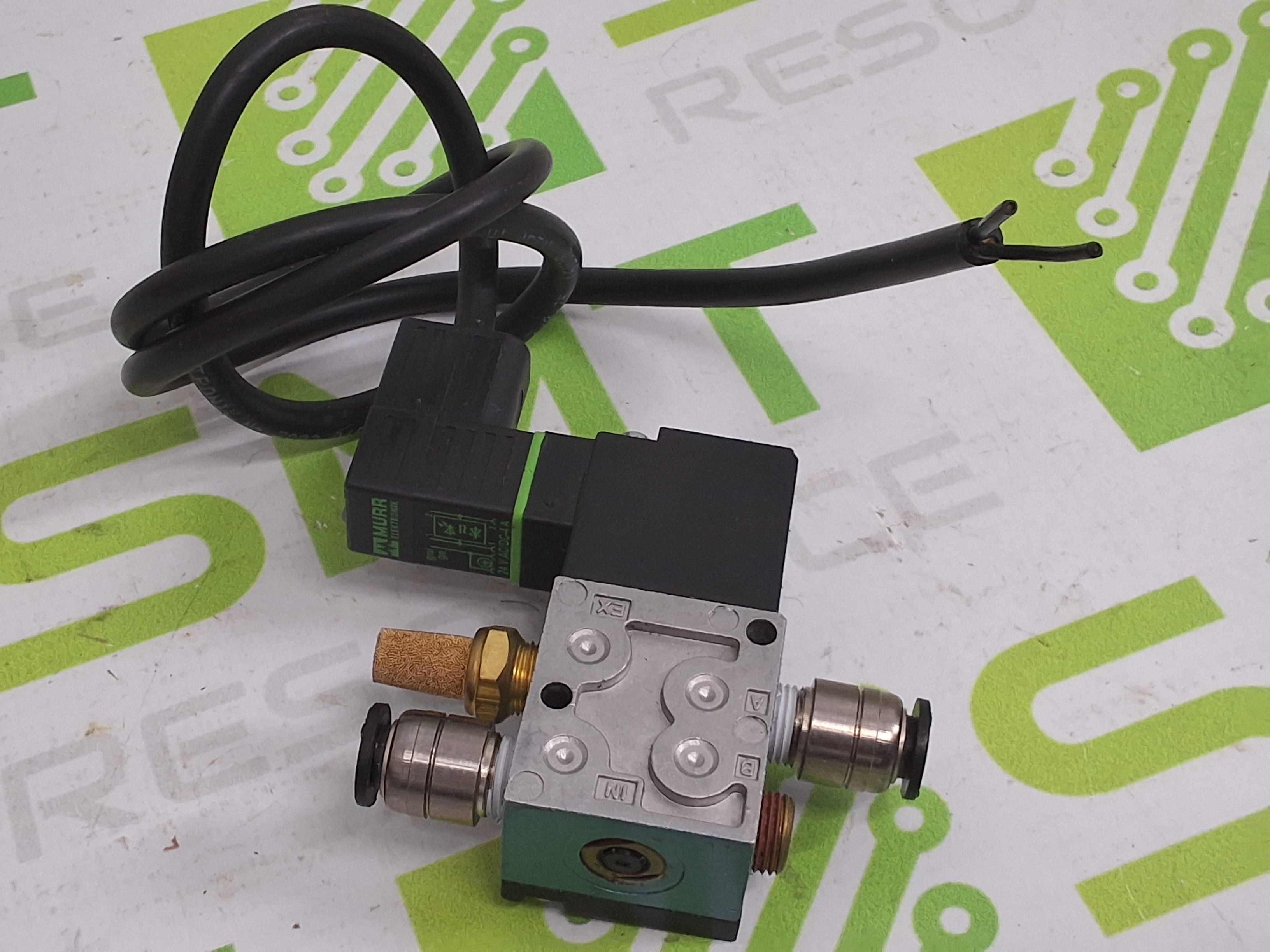 Used MAC 45A-AA1-DDAJ-1KJ SOLENOID VALVE 24VDC 5.4W