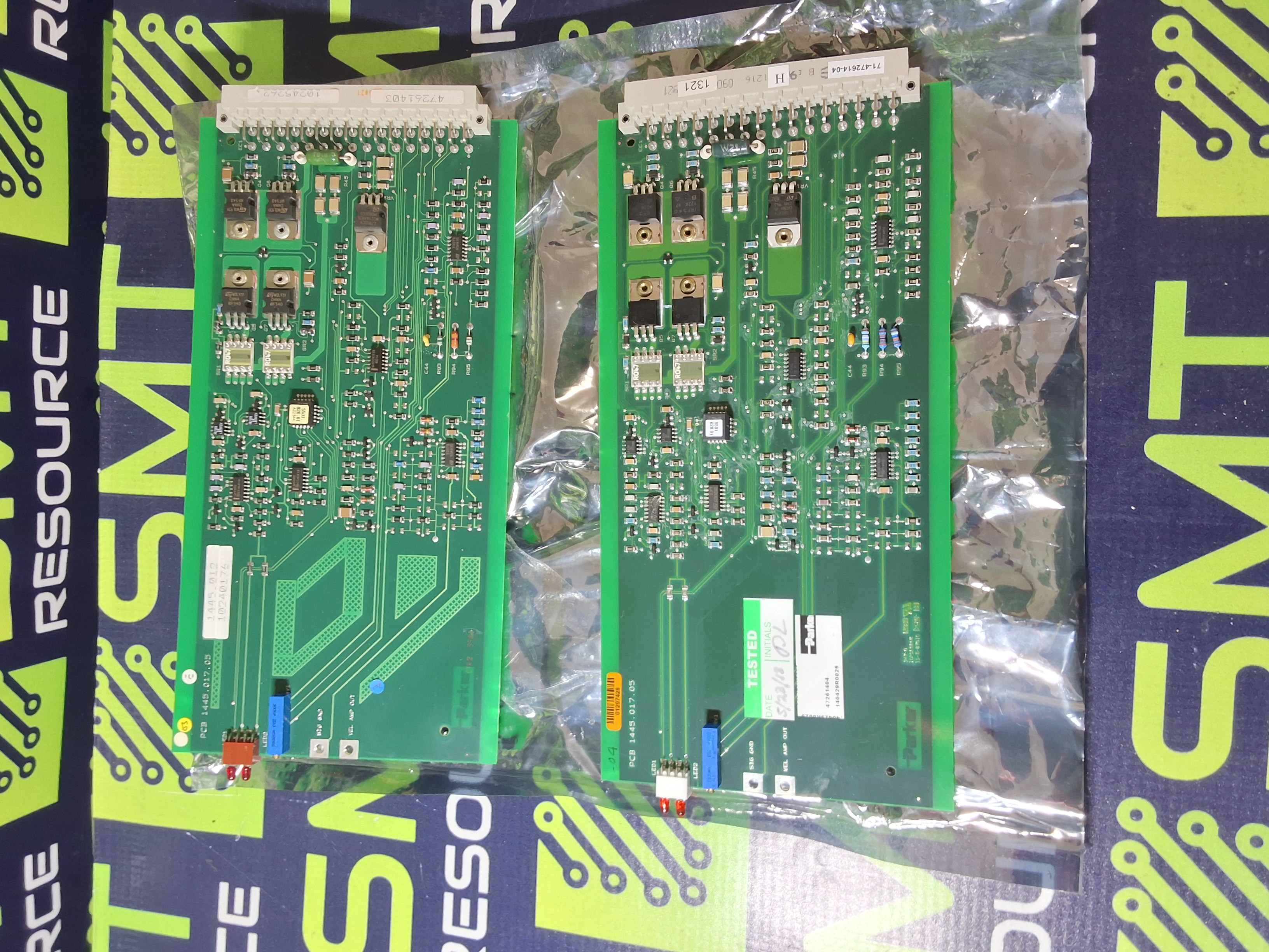Used PARKER 1445.017.05 PRINTED CIRCUIT BOARD