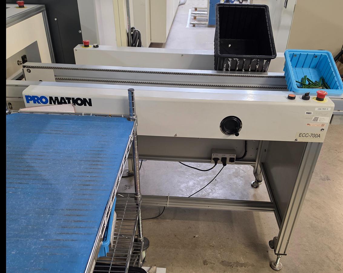 Used Promation ECC‑700A Inline PCB Conveyor
