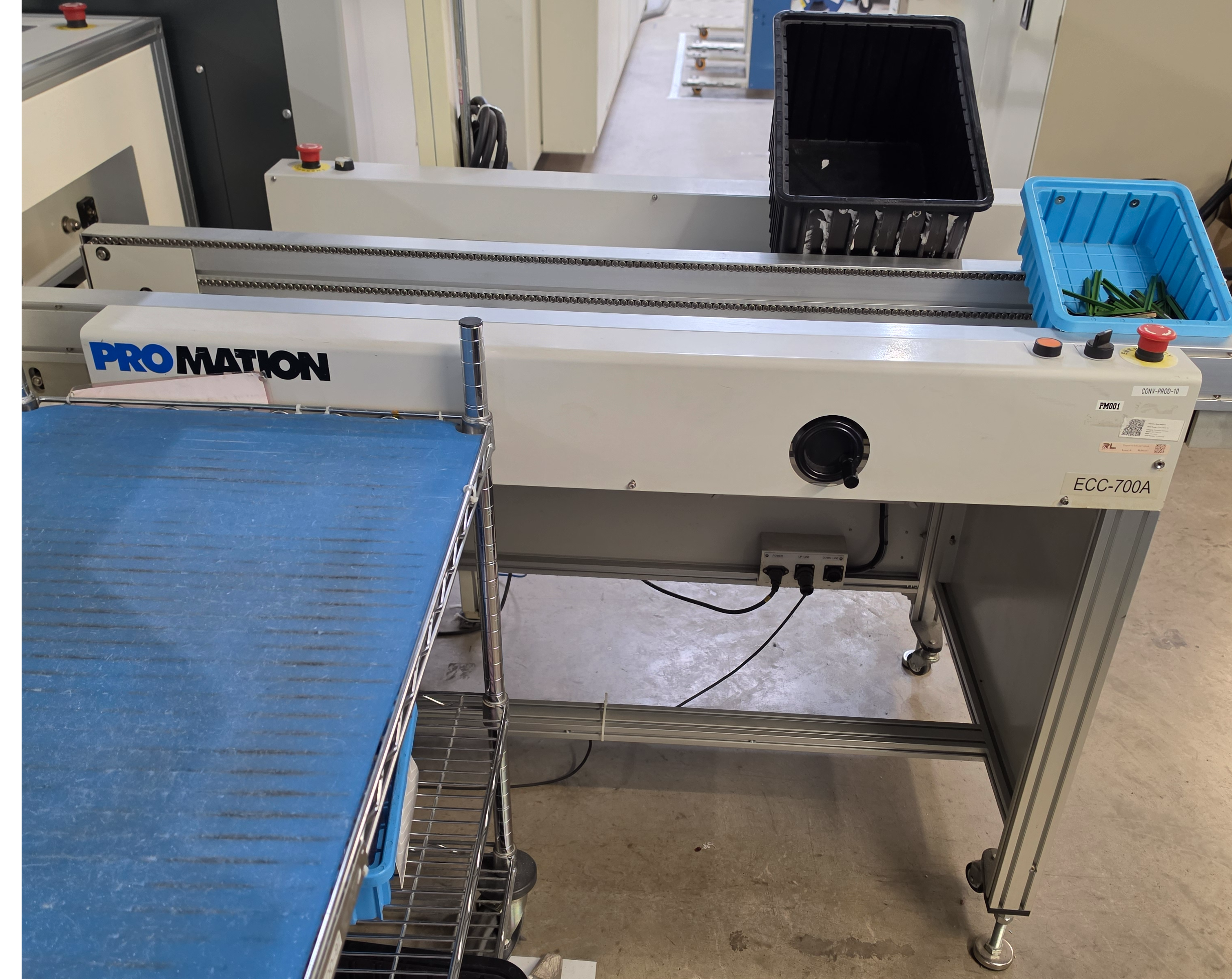 Used Promation ECC‑700A Inline PCB Conveyor