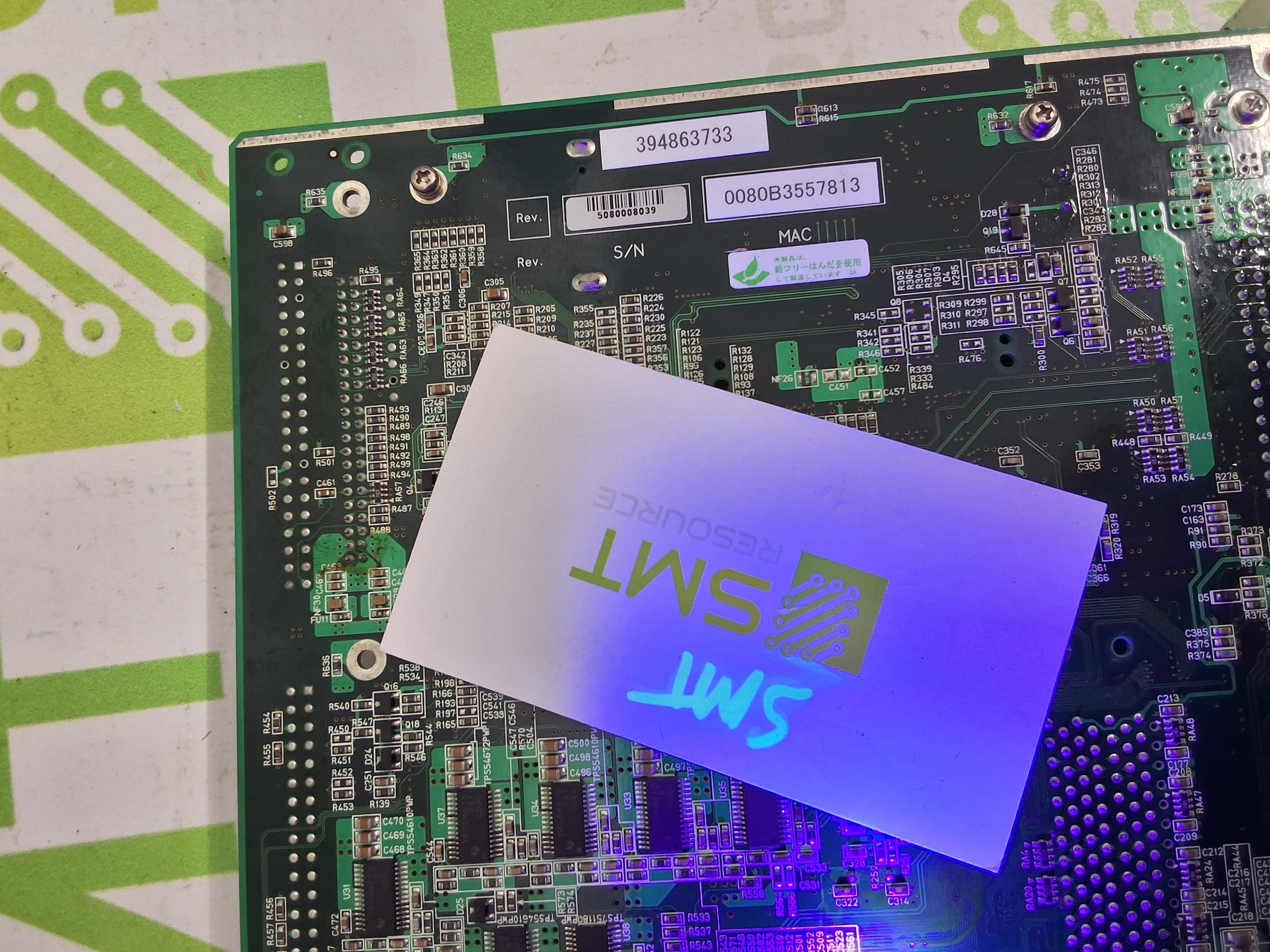Used JUKI / AVAL DATA ACP-128A / ACP-128J CPU MOTHERBOARD WITH 1GB FLASH DRIVE