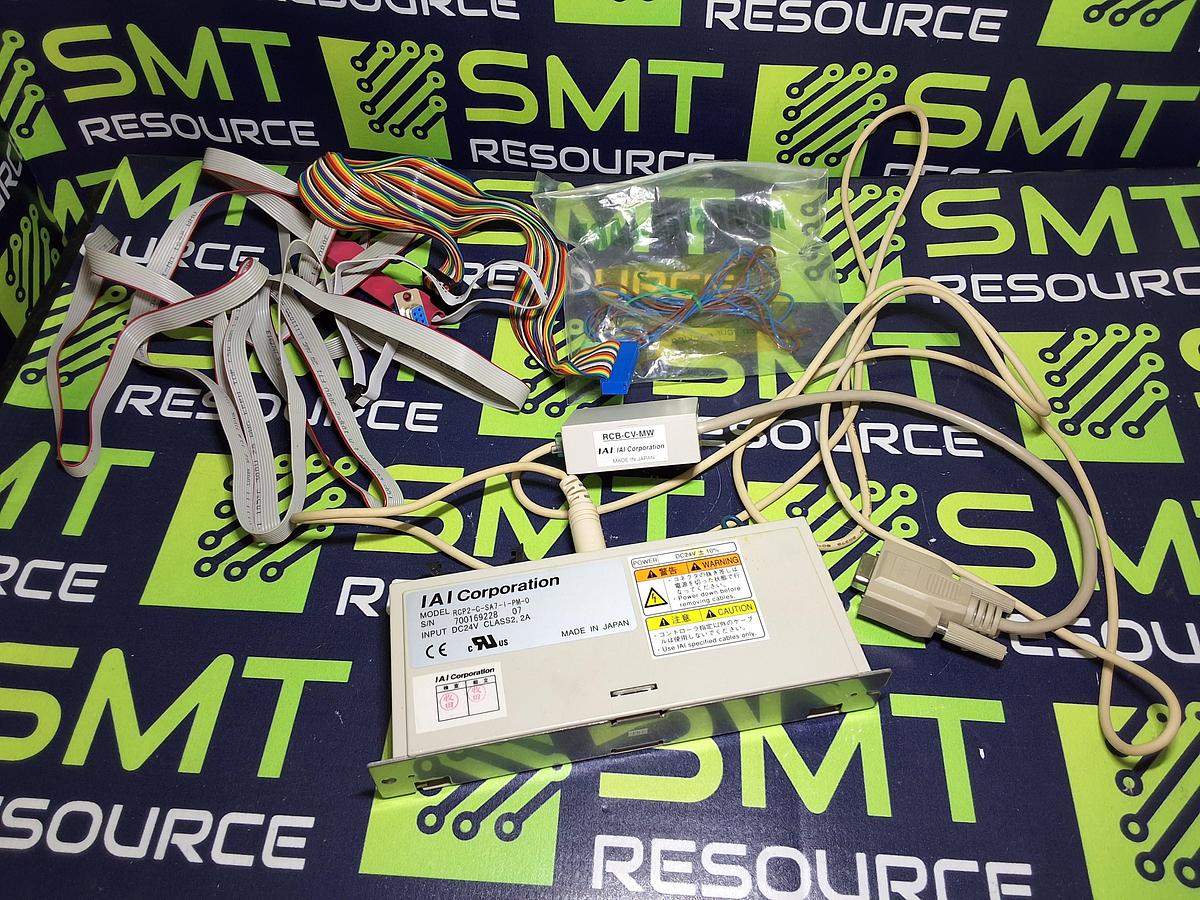 Used IAI RCP2-C-BA-7U-I-PM-0 ROBO CYLINDER SERVO CONTROLLER WITH ACCESSORIES