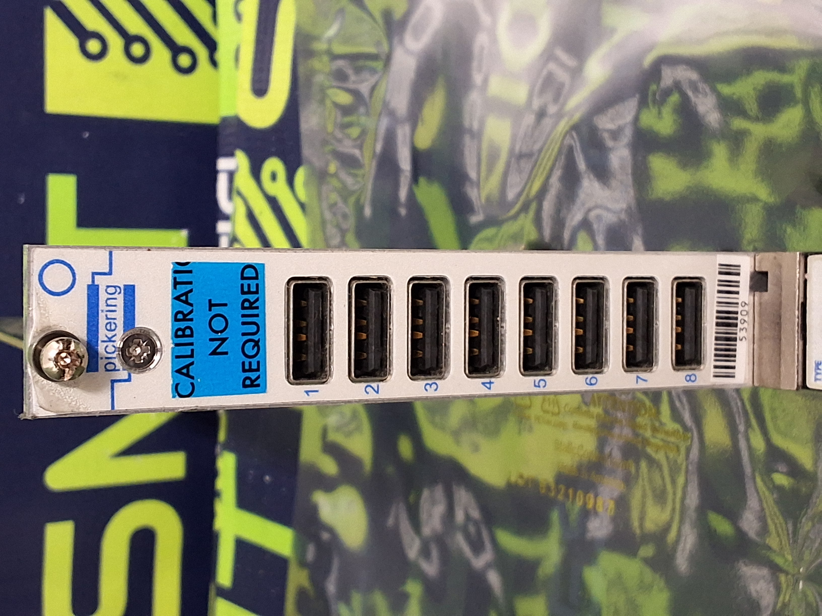 Used PICKERING 40-738-001 PXI 8-PORT USB 2.0 HUB MODULE WITH CONNECT/DISCONNECT