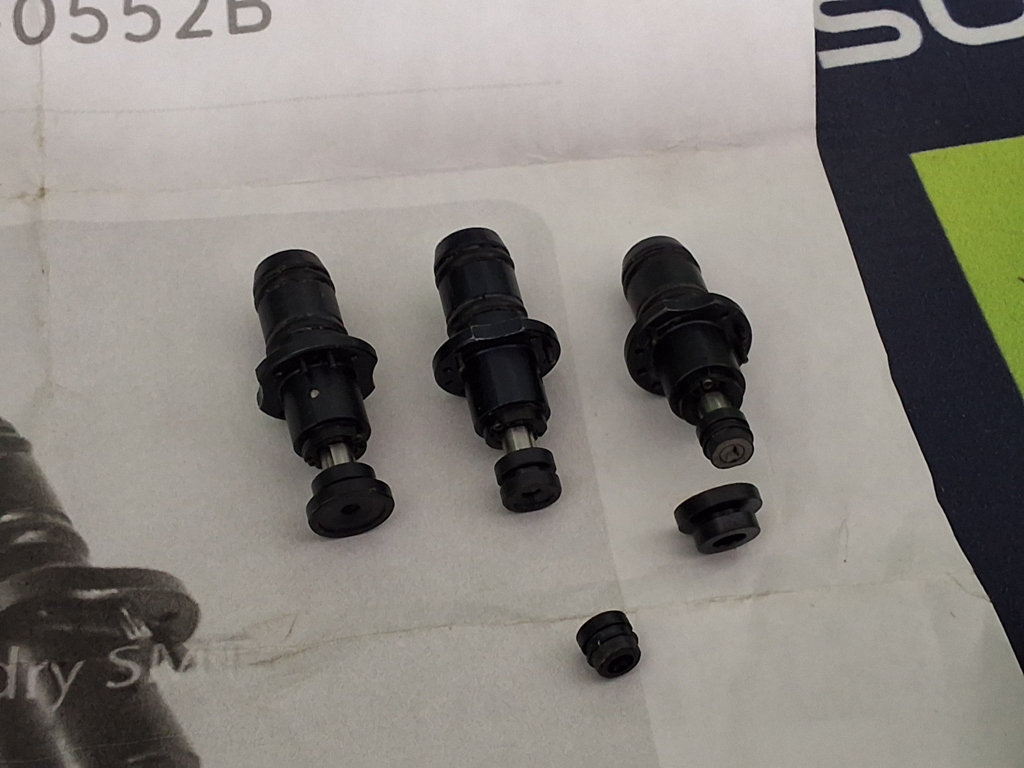 Used MYDATA MYCRONIC A24S L-012-0552B MOUNT TOOL - LOT OF 3 -