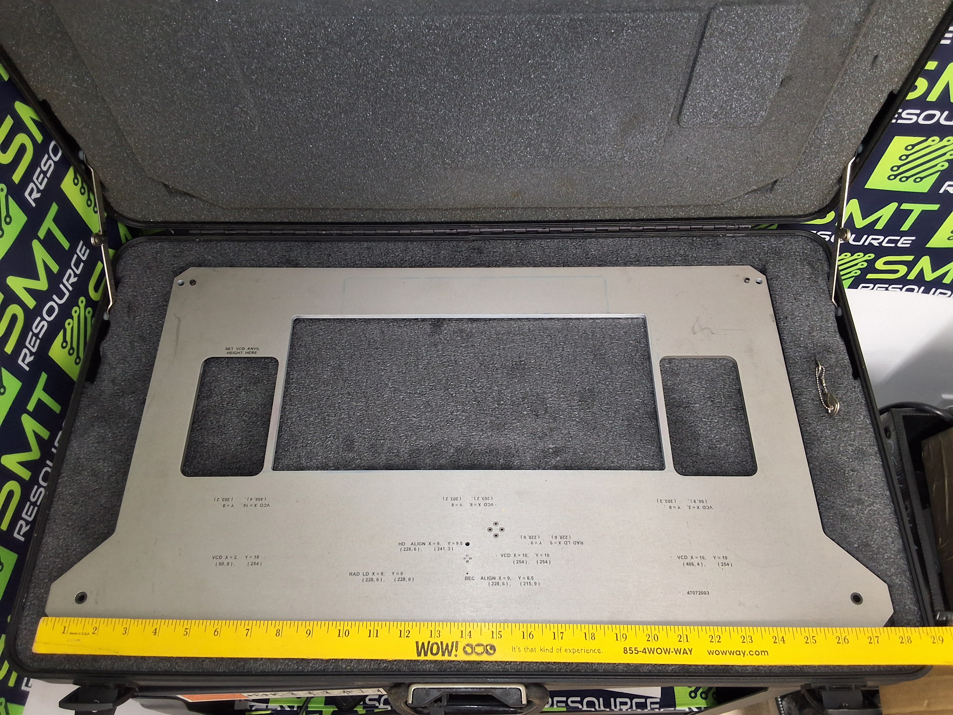 Used UNIVERSAL INSTRUMENTS BEC BOARD ERROR CORRECTION ALIGNMENT TEMPLATE 47072003