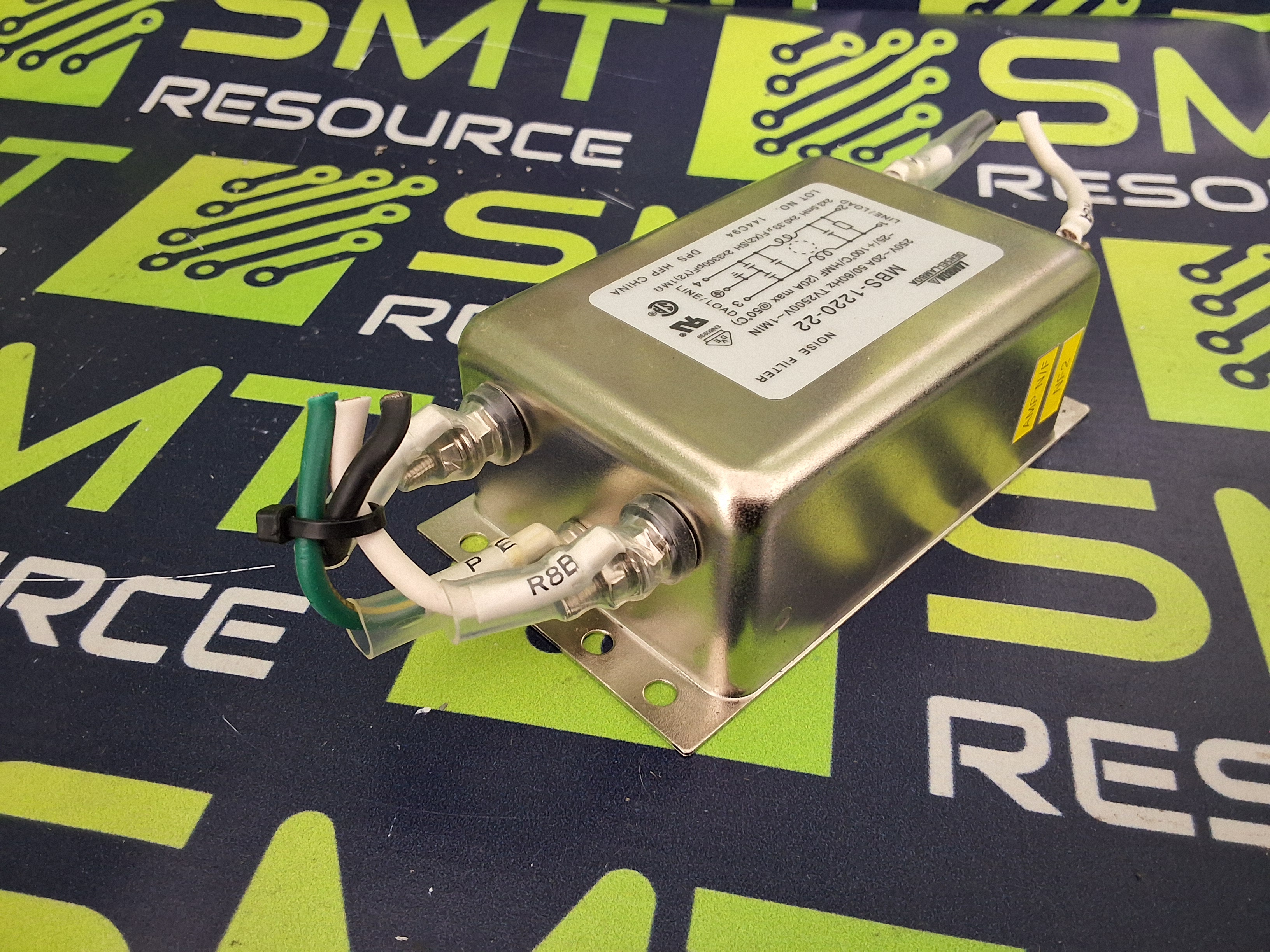 Used DENSEI-LAMBDA MBS-1220-22 NOISE FILTER 250V 20A 50/60Hz