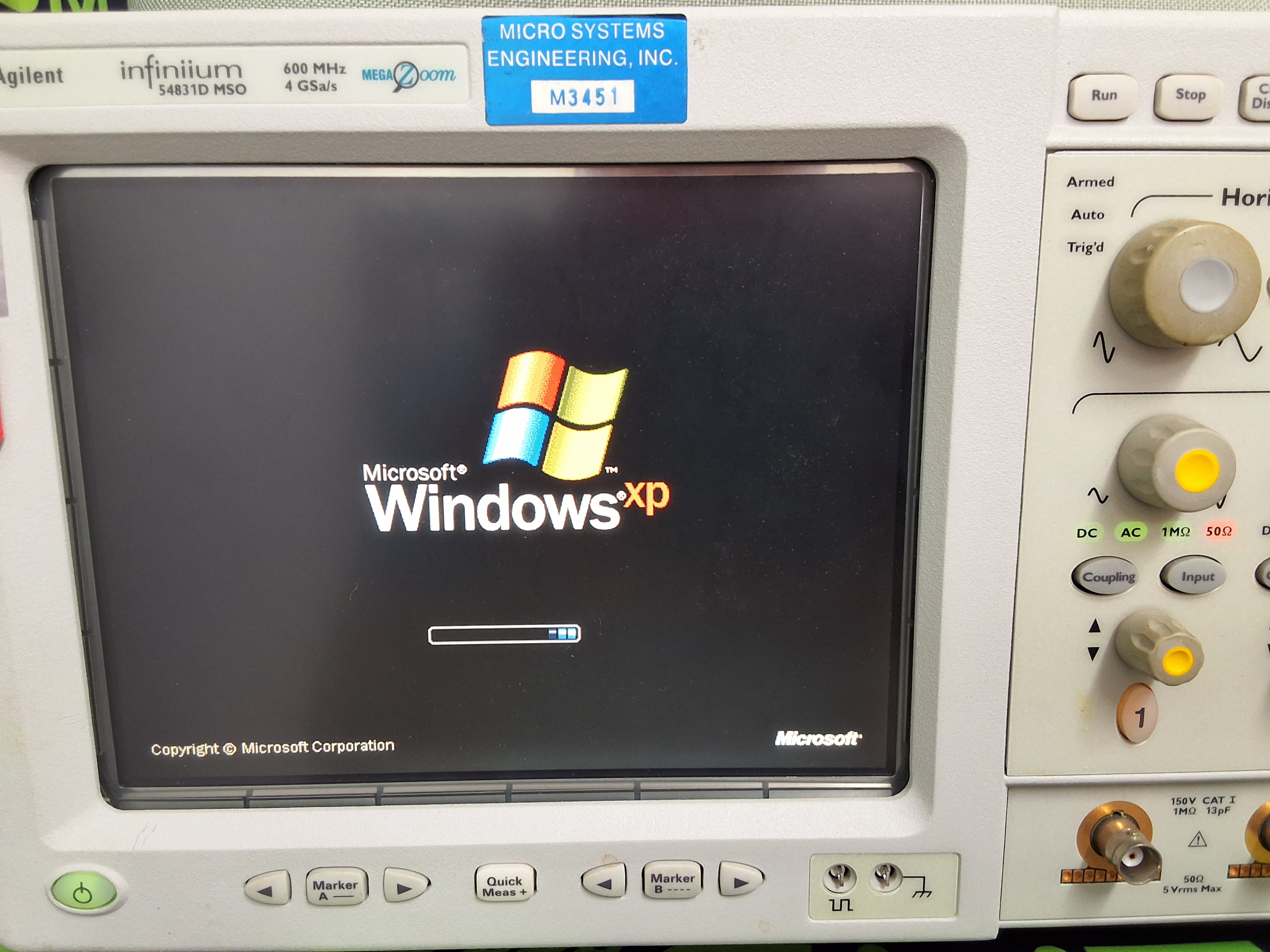 Used AGILENT INFINIIUM 54831D MSO 600 MHz 4 GSa/s