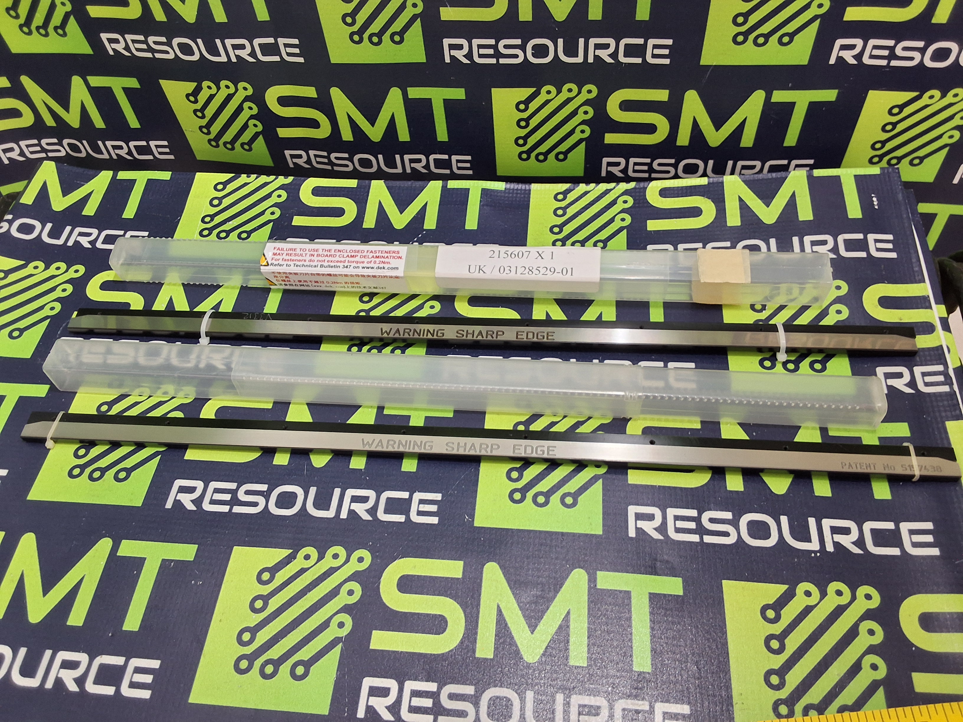 Used ASMPT DEK 215607 BOARD CLAMP FOIL 500mm