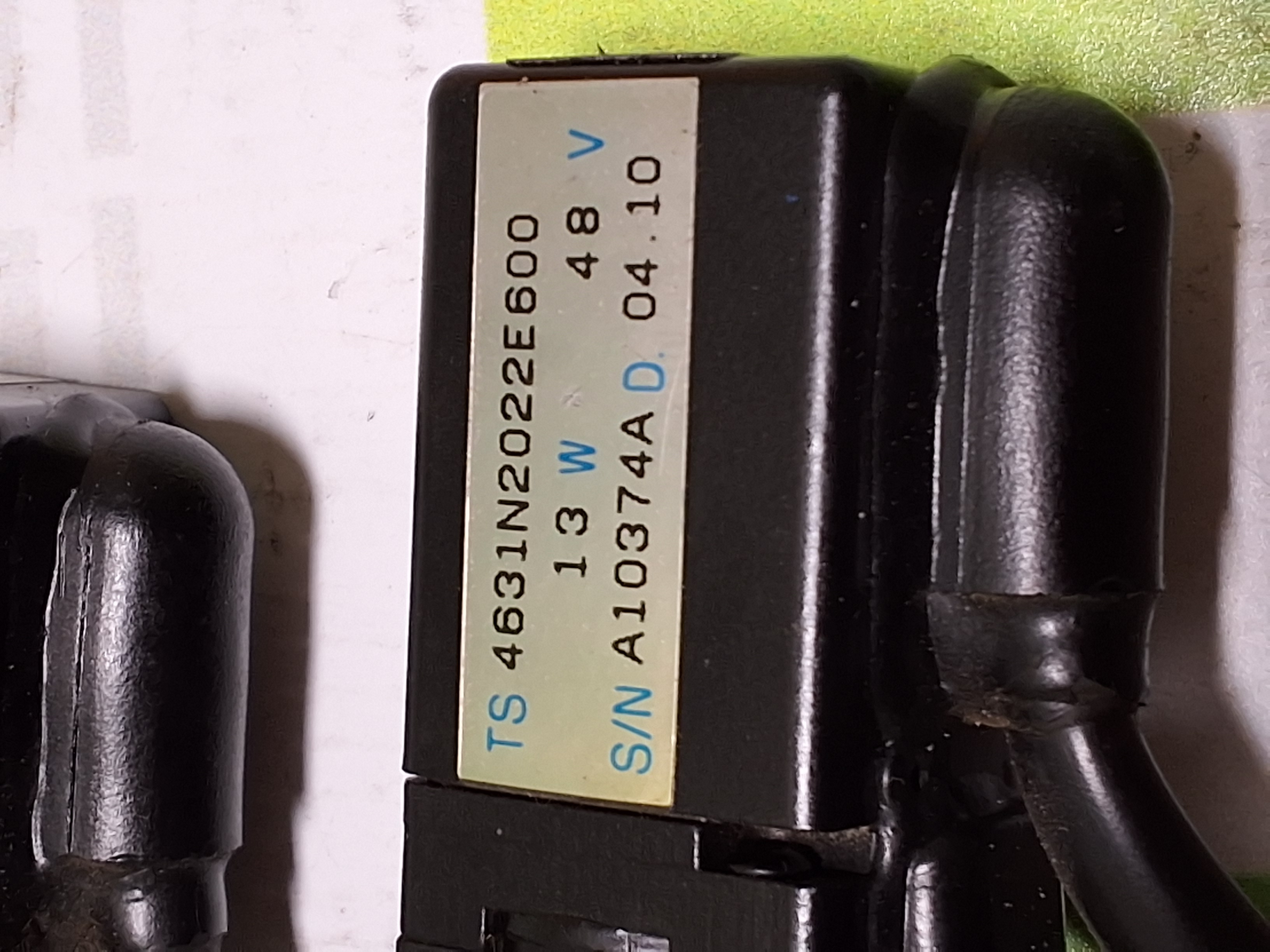 Used JUKI 4631N2022E600 AXIS MOTOR 13W 48V