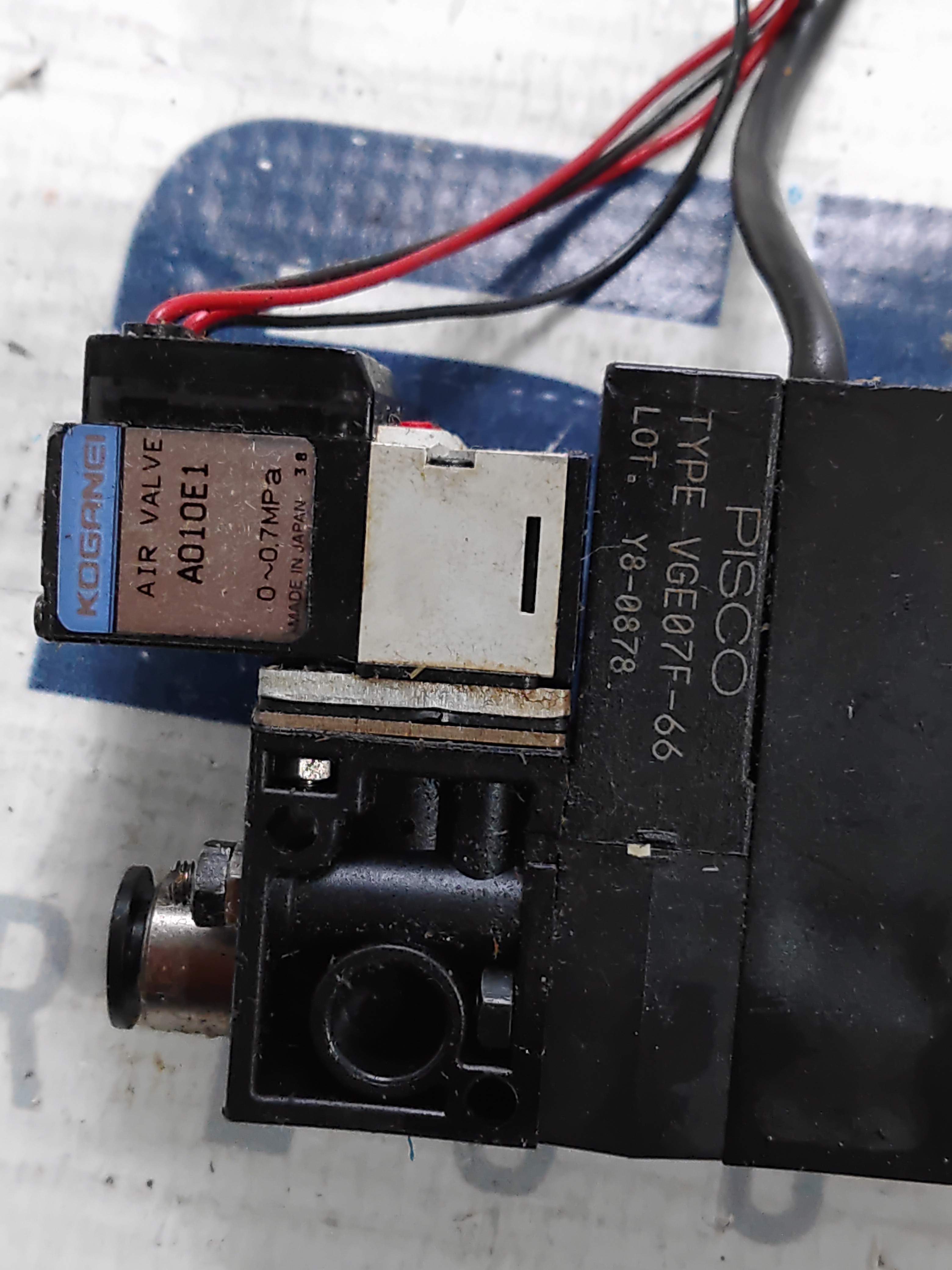 Used PISCO VGE07F-66-DC24S VACUUM GENERATOR