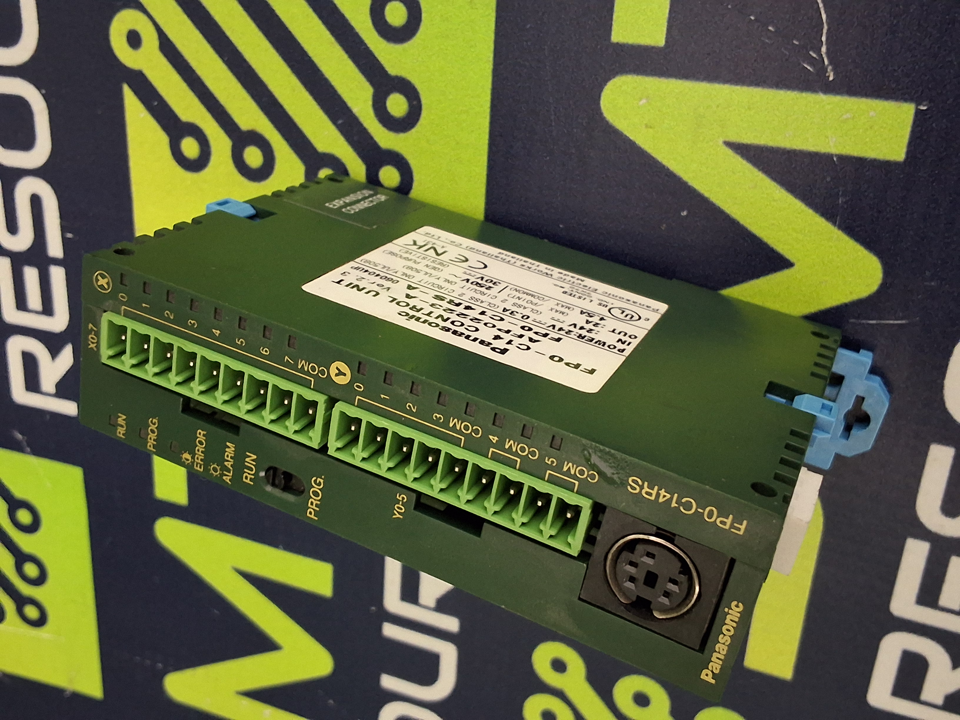 Used PANASONIC FPO-C14 CONTROL UNIT FPO-C14RS-A